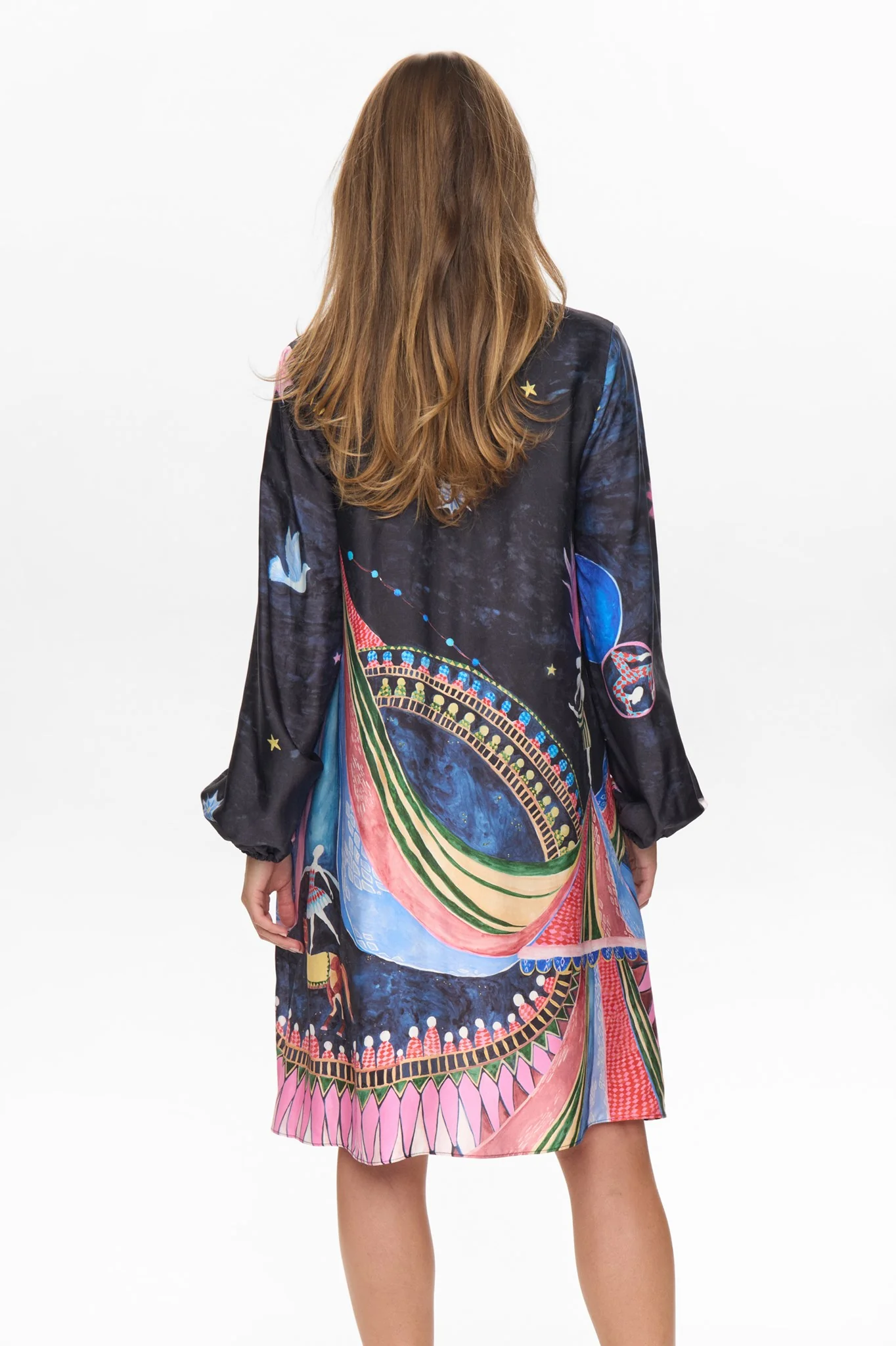 NUSTARLA SHORT DRESS - Obsidian - Image 2