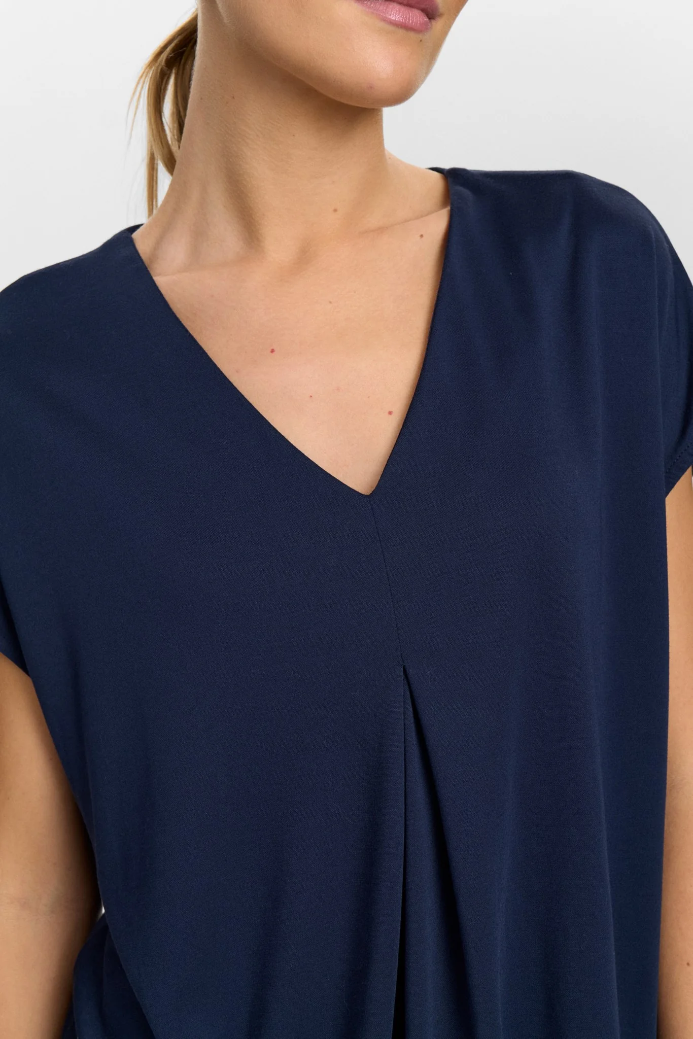 NUSTILLA SS BLOUSE - Dark Sapphire - Image 5
