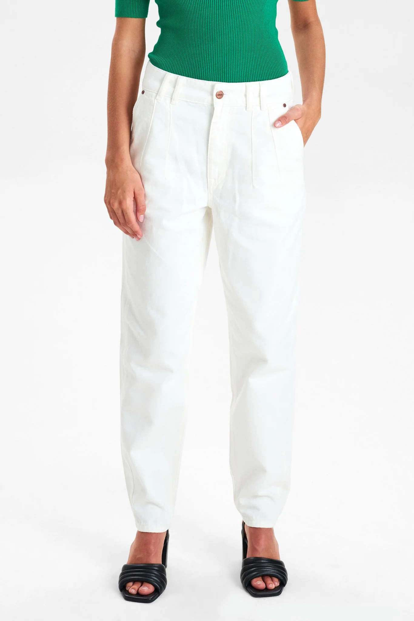 NUSTORMY JEANS - NOOS - Bright White