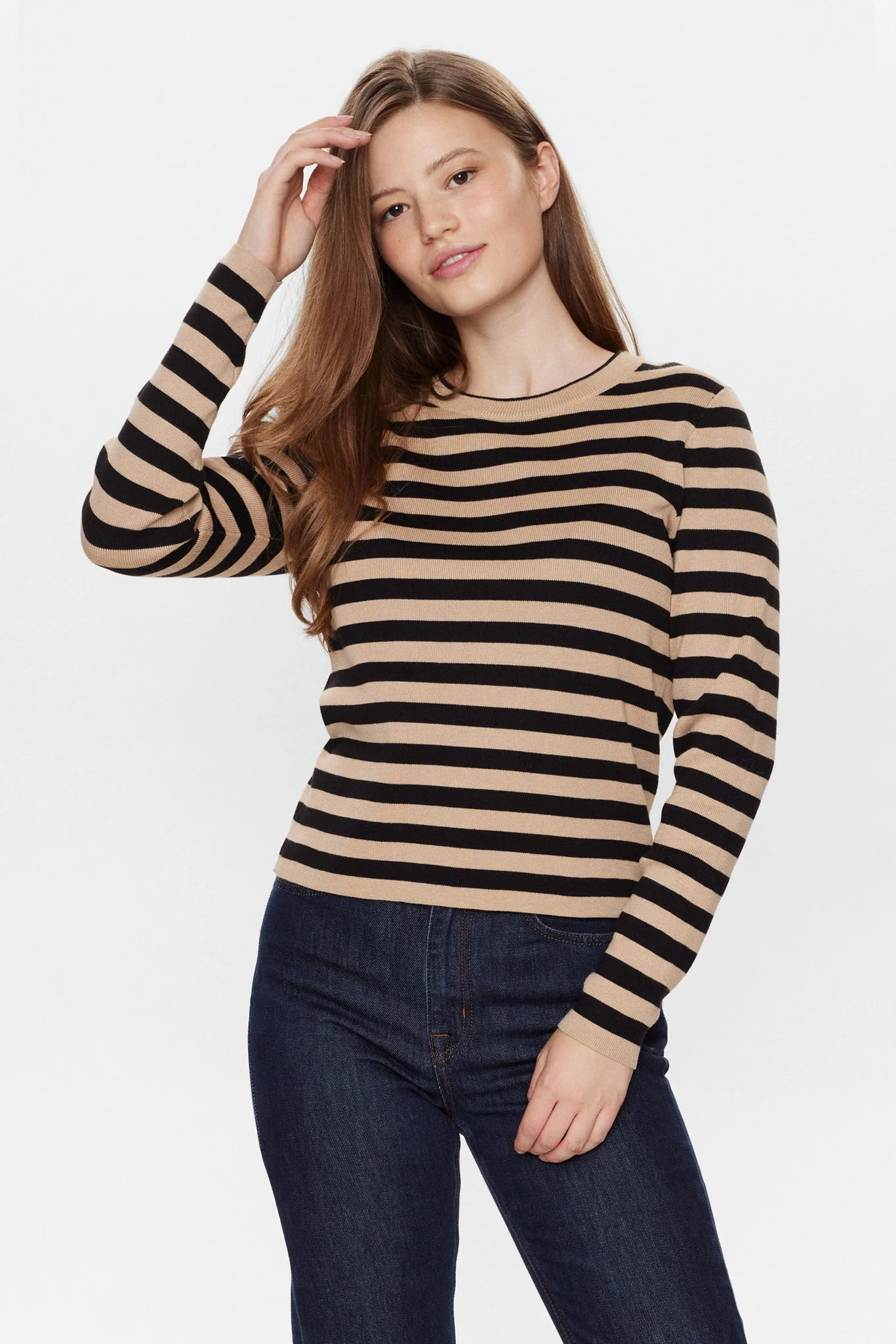 NUSTRIPY PULLOVER - Caviar