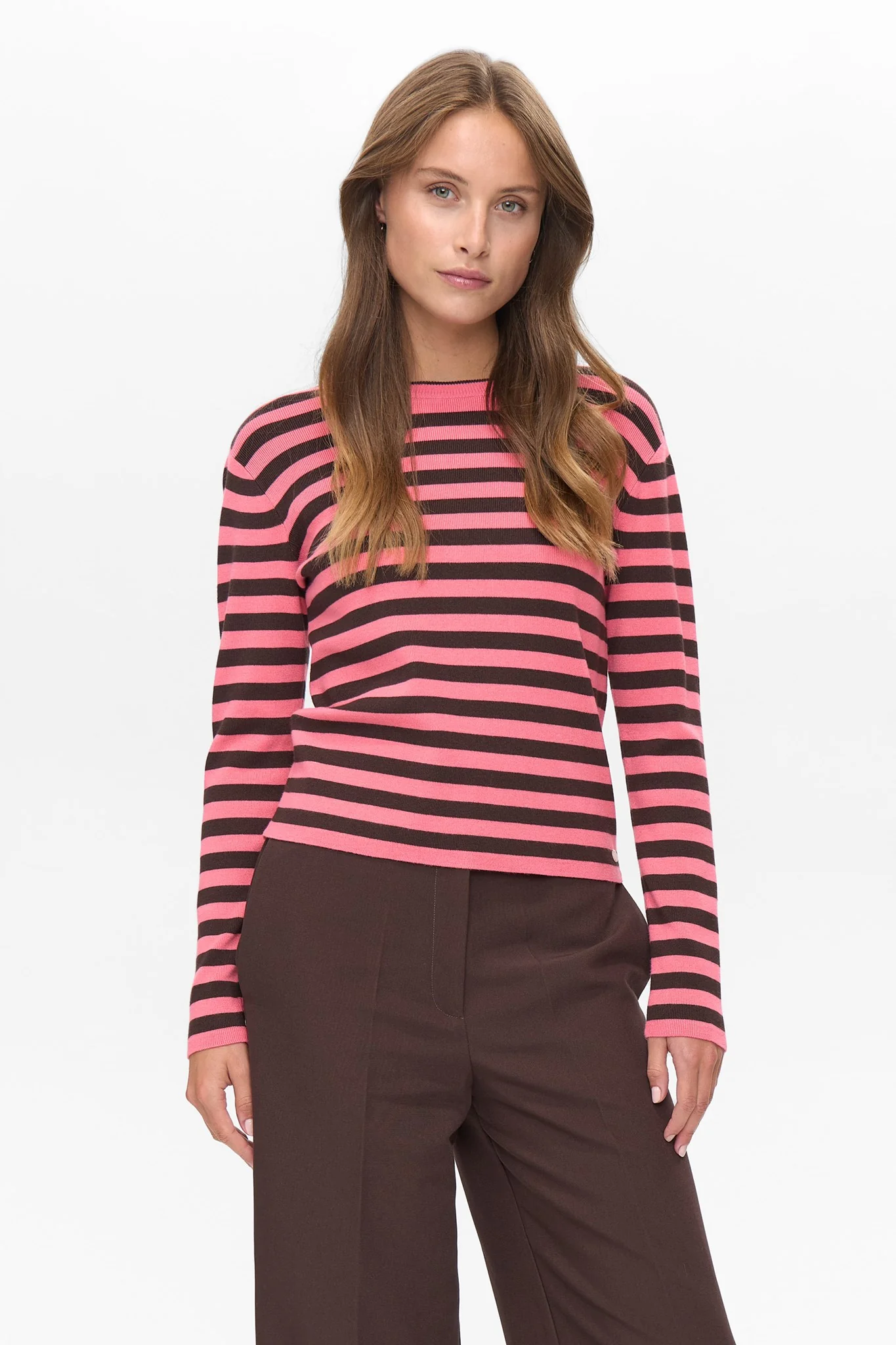 NUSTRIPY PULLOVER - Pink Lemonade
