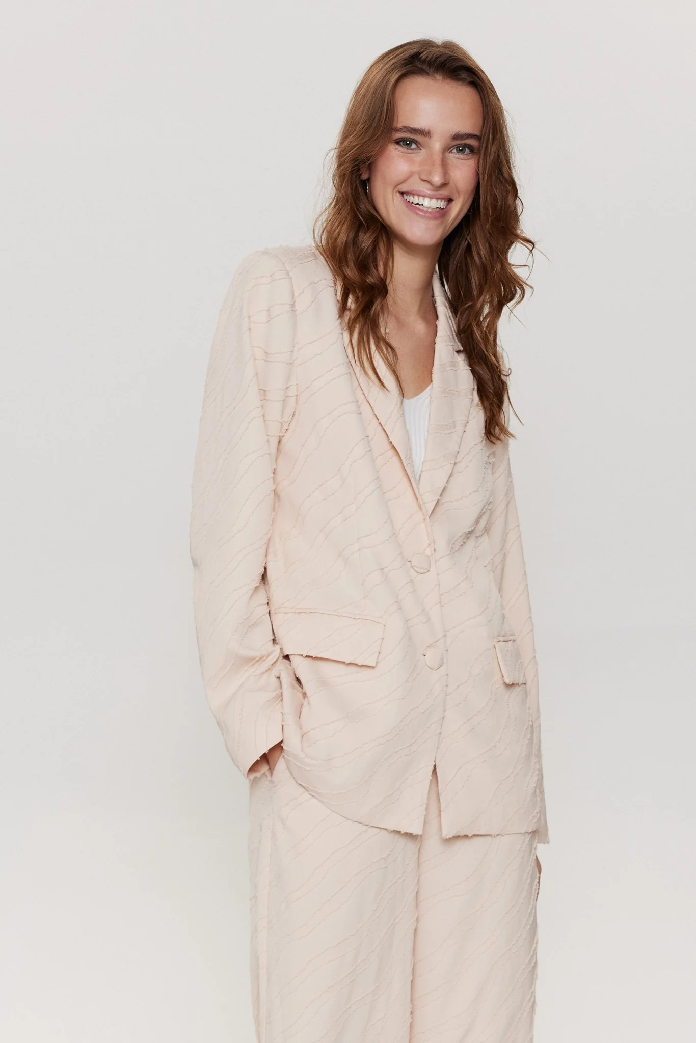 NUSTRUKKA BLAZER - Pearl