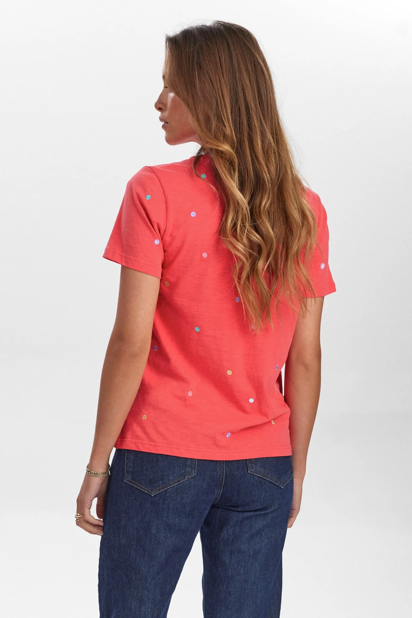 NUSUMI T-SHIRT - GOTS - Geranium - Image 2
