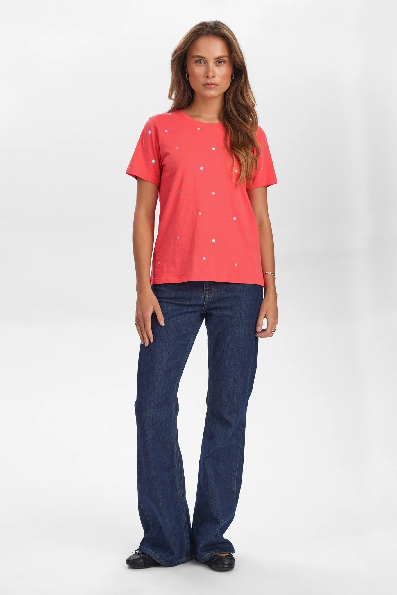 NUSUMI T-SHIRT - GOTS - Geranium - Image 3