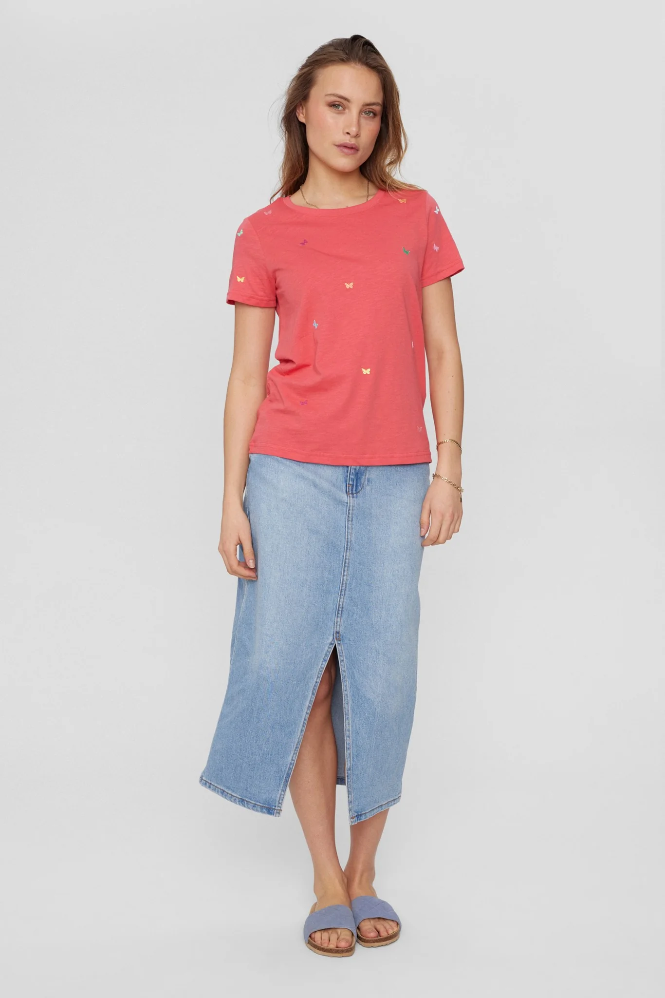 NUSUMMI T-SHIRT - GOTS - Teaberry - Image 3