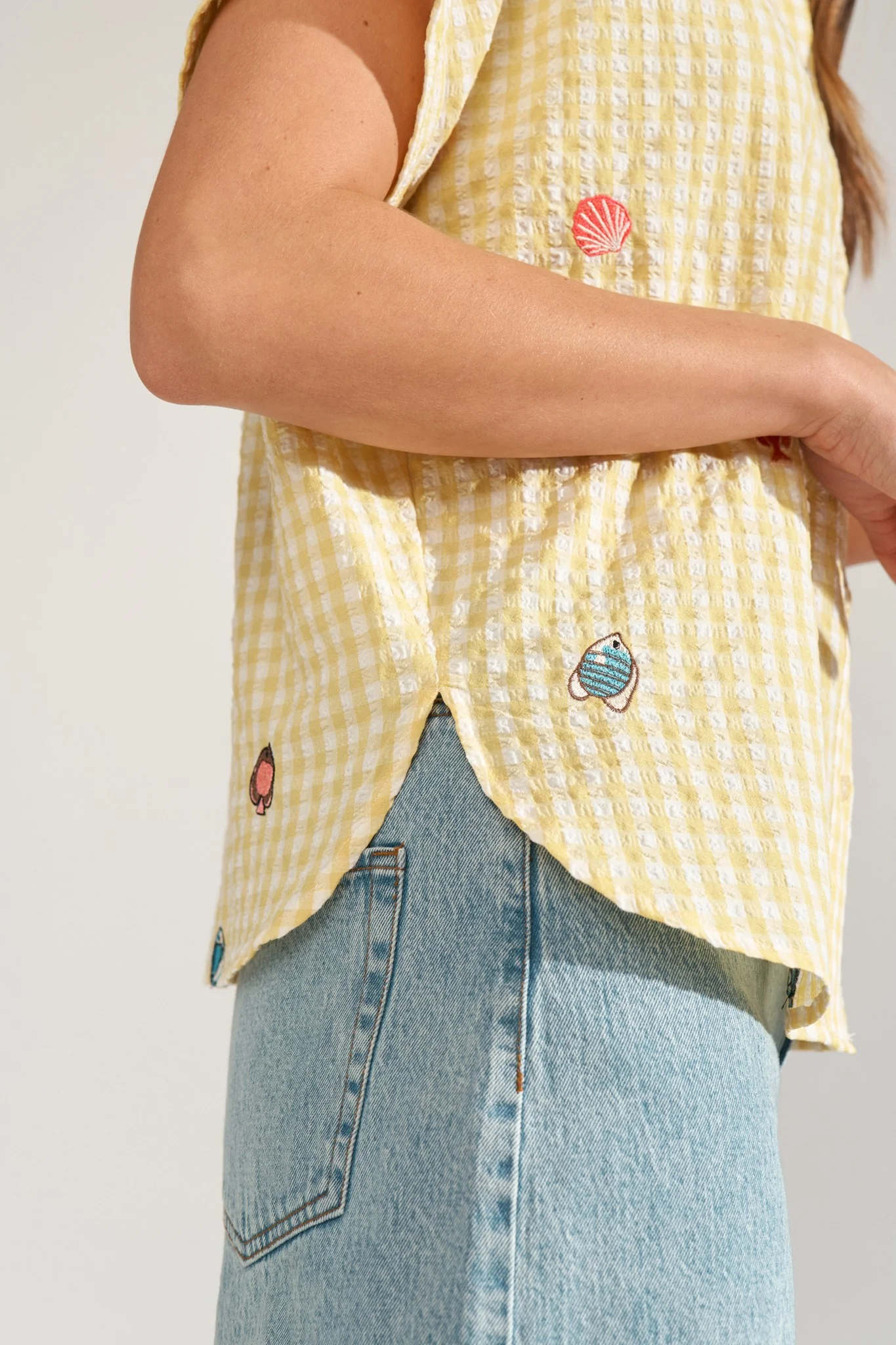 NUSURFER SLEEVELESS SHIRT  - Popcorn - Image 5