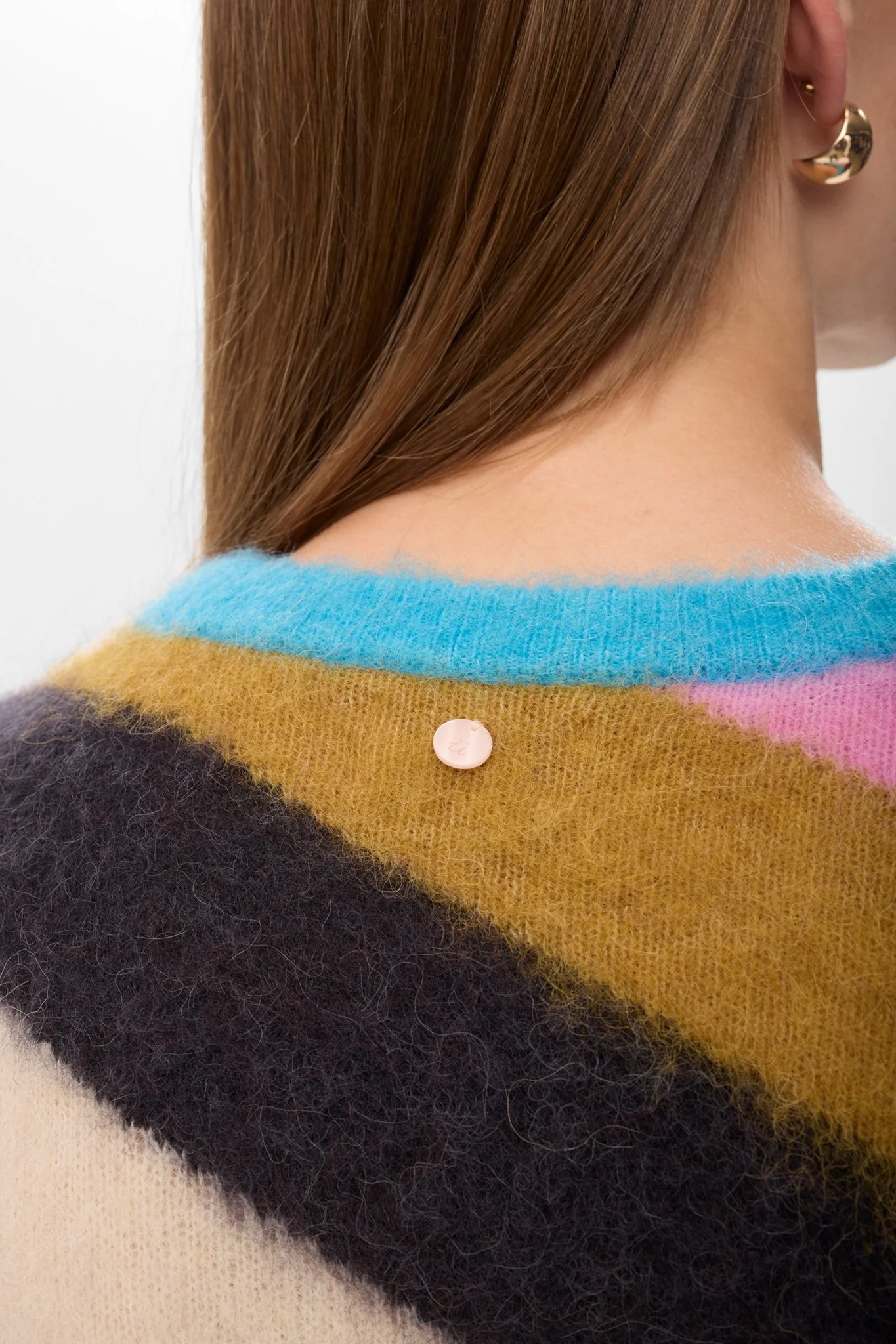 NUSURI MULTI STRIPE PULLOVER - Obsidian - Image 4