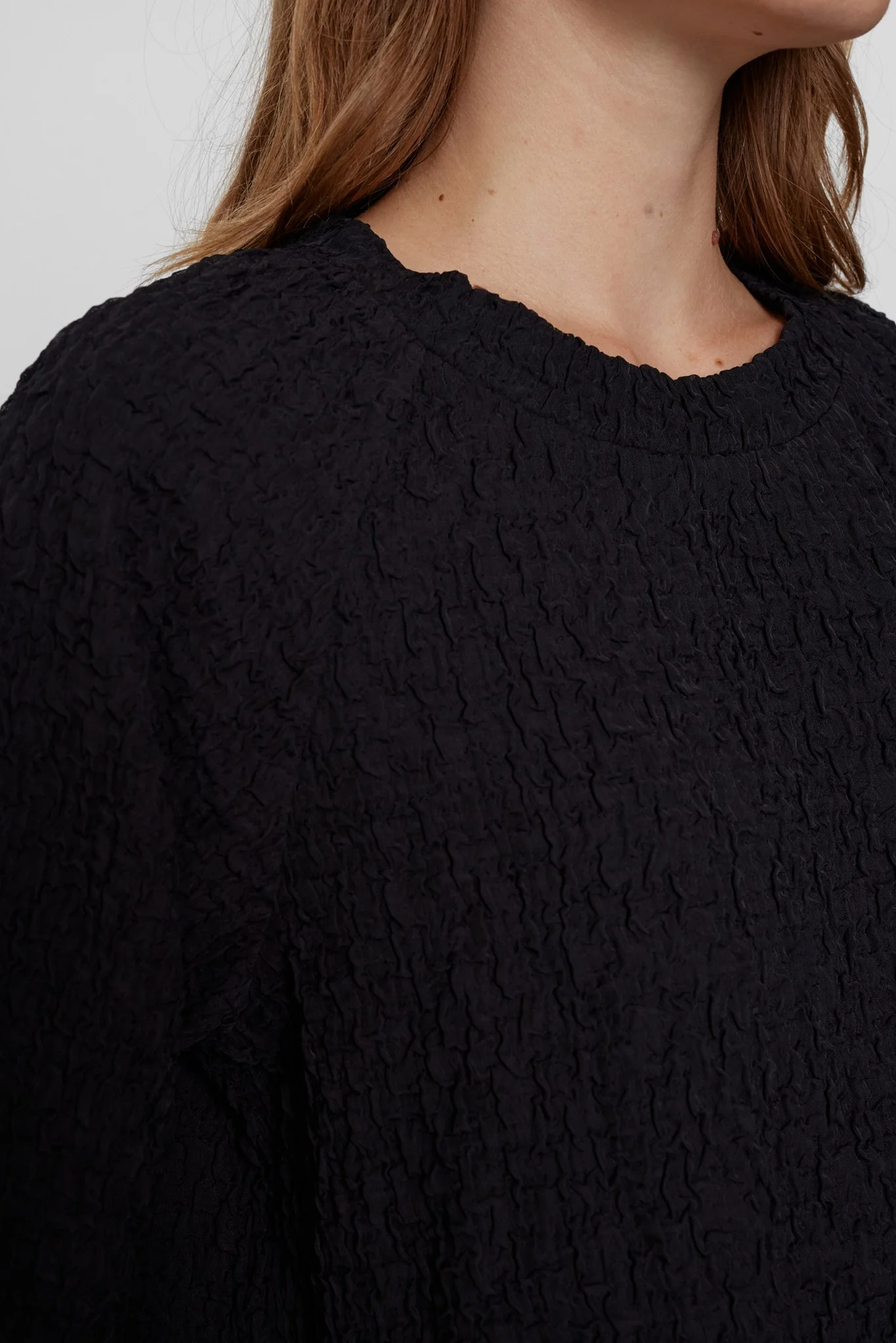 NUSYBIL BLOUSE - Caviar - Image 5
