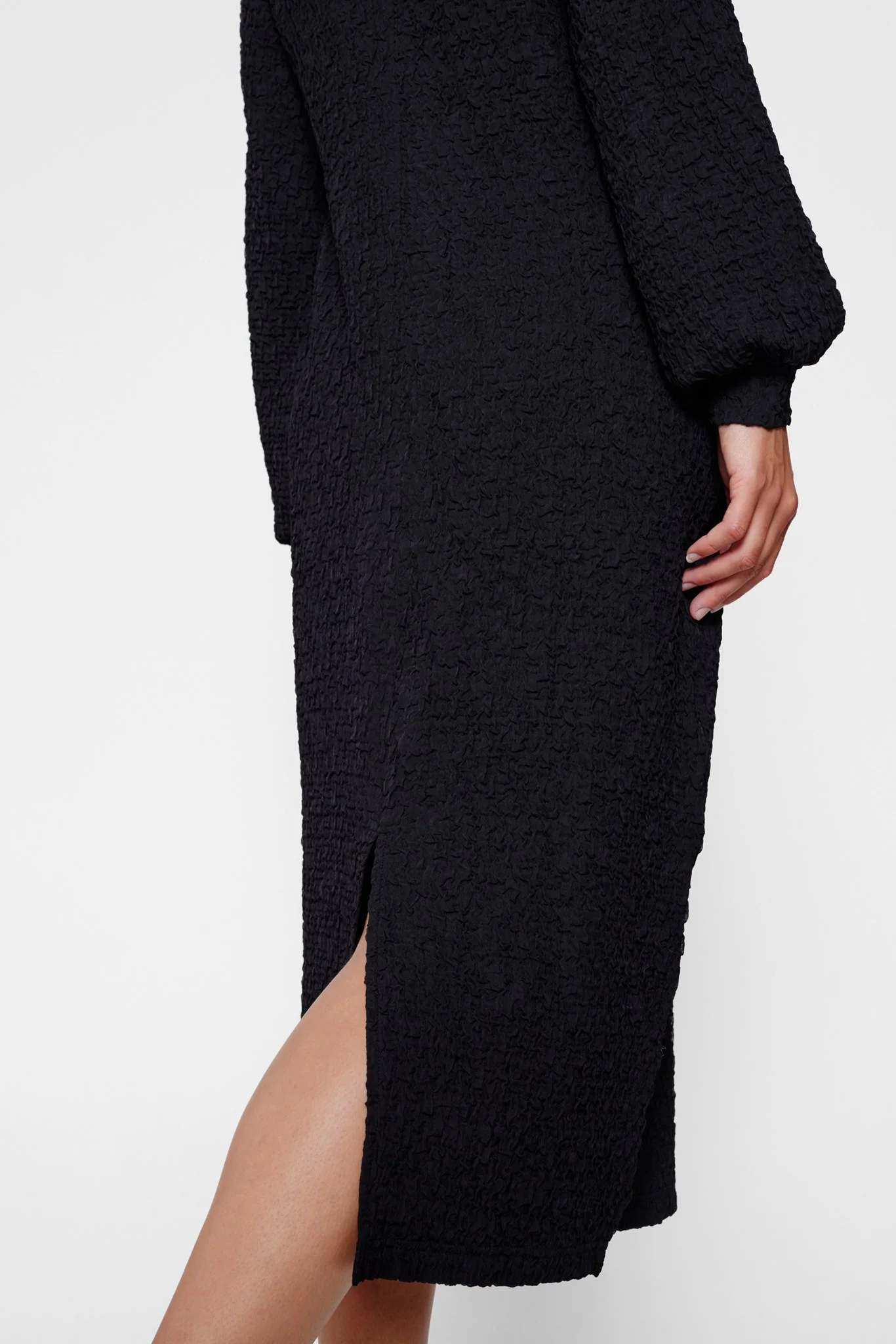 NUSYBIL DRESS - Caviar - Image 5