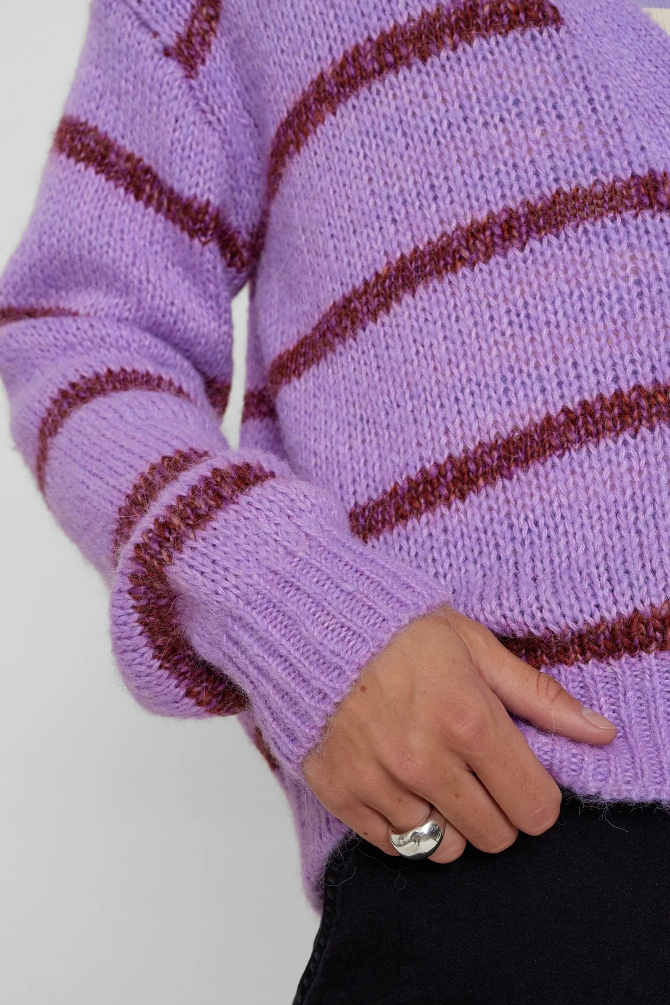 NUTARA CARDIGAN - African Violet - Image 4