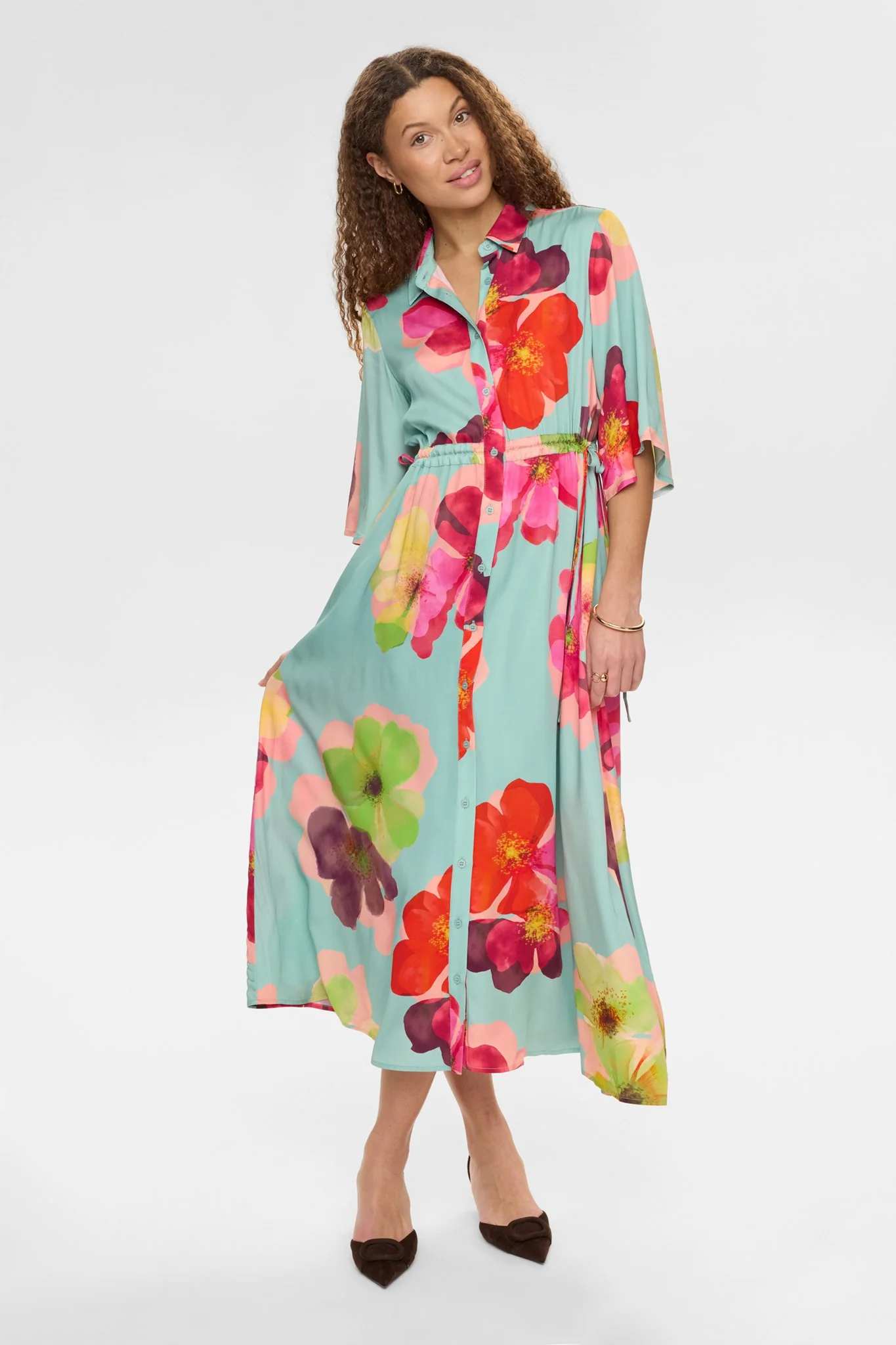 NUTASSY LONG DRESS - Harbor Gray - Image 3