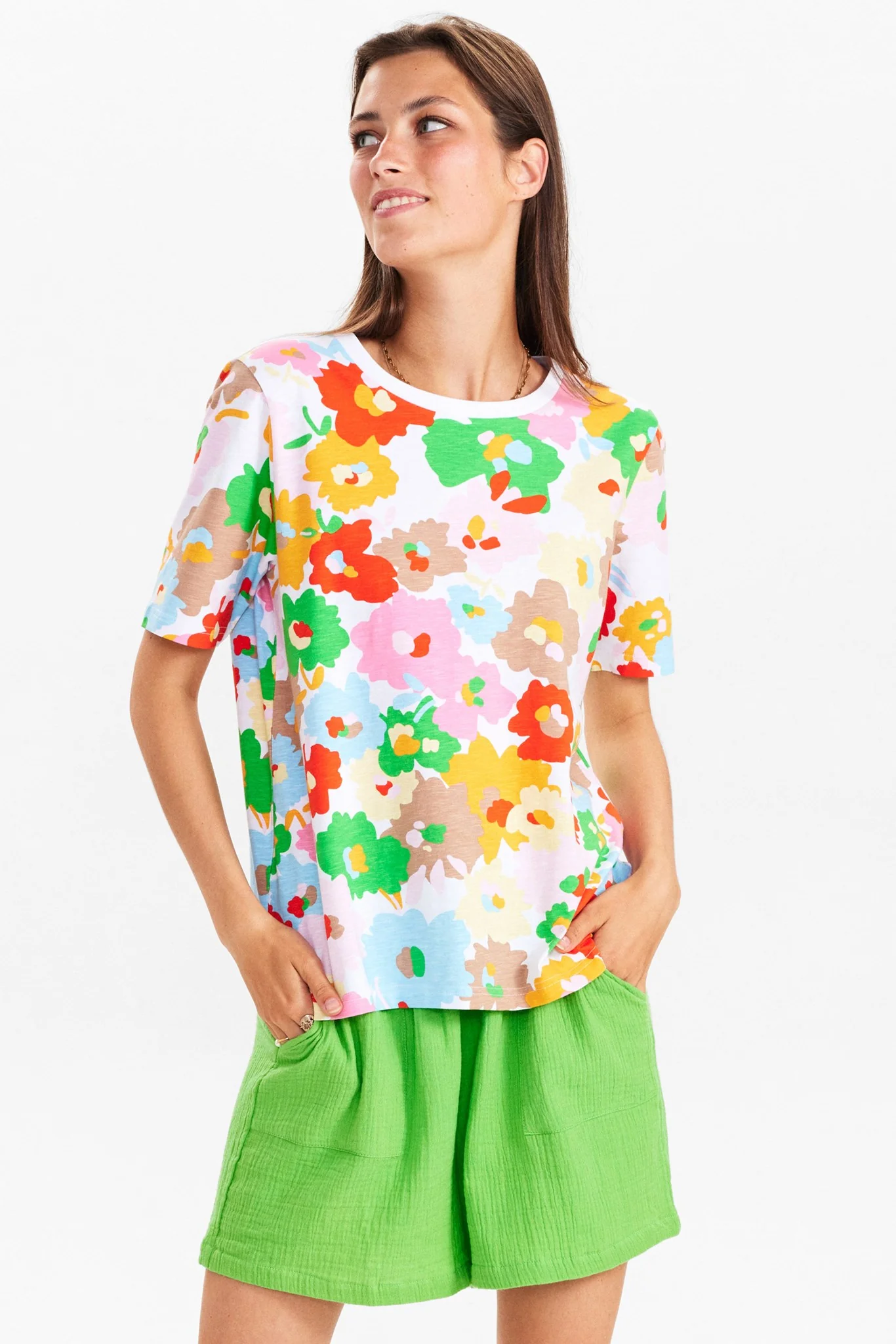 NUTEA TEE - GOTS - Bright White