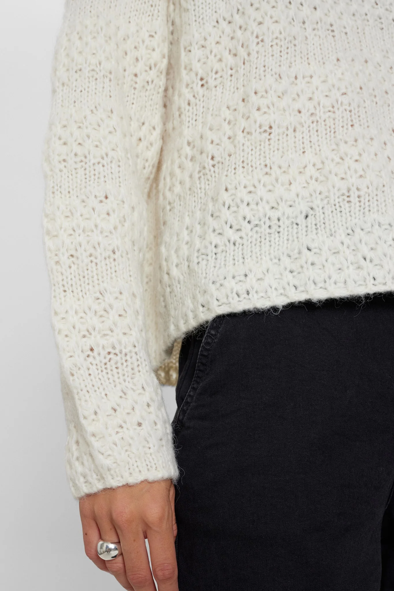NUTELSA PULLOVER  - Cloud Dancer - Image 5
