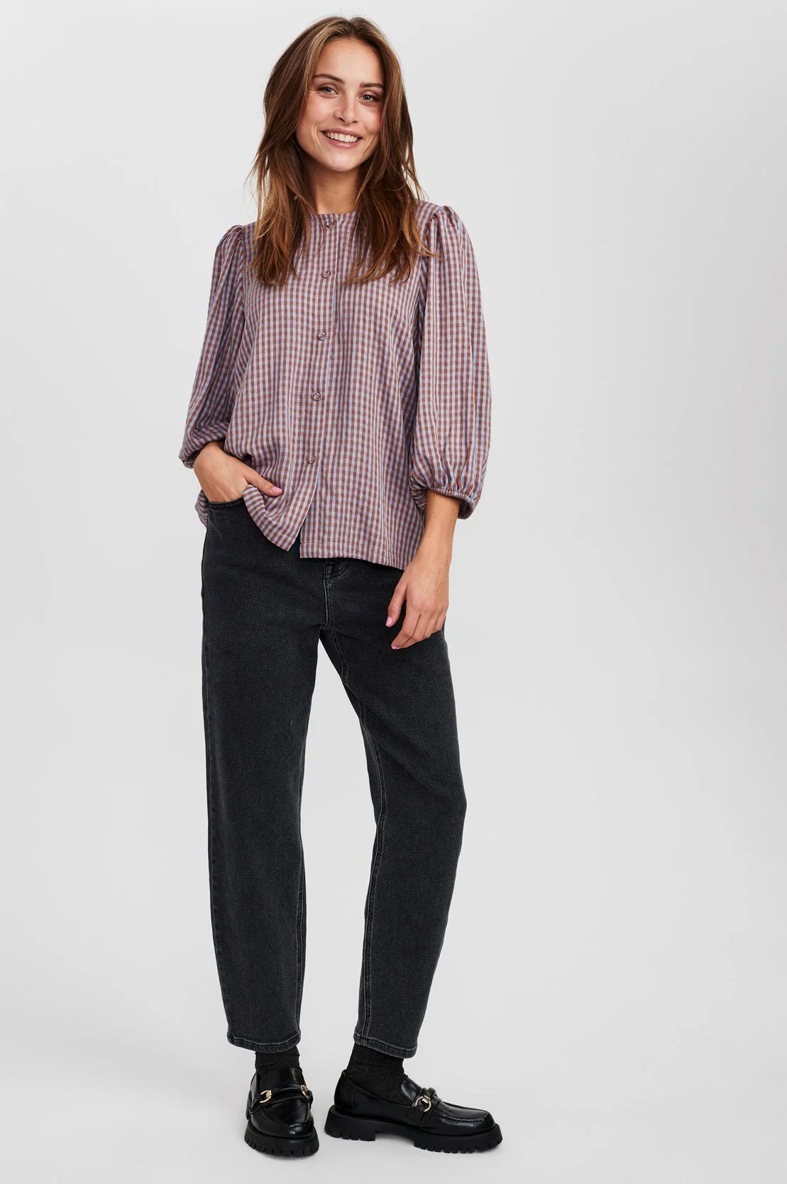 NUTEXY BLOUSE - Apricot Brandy - Image 3