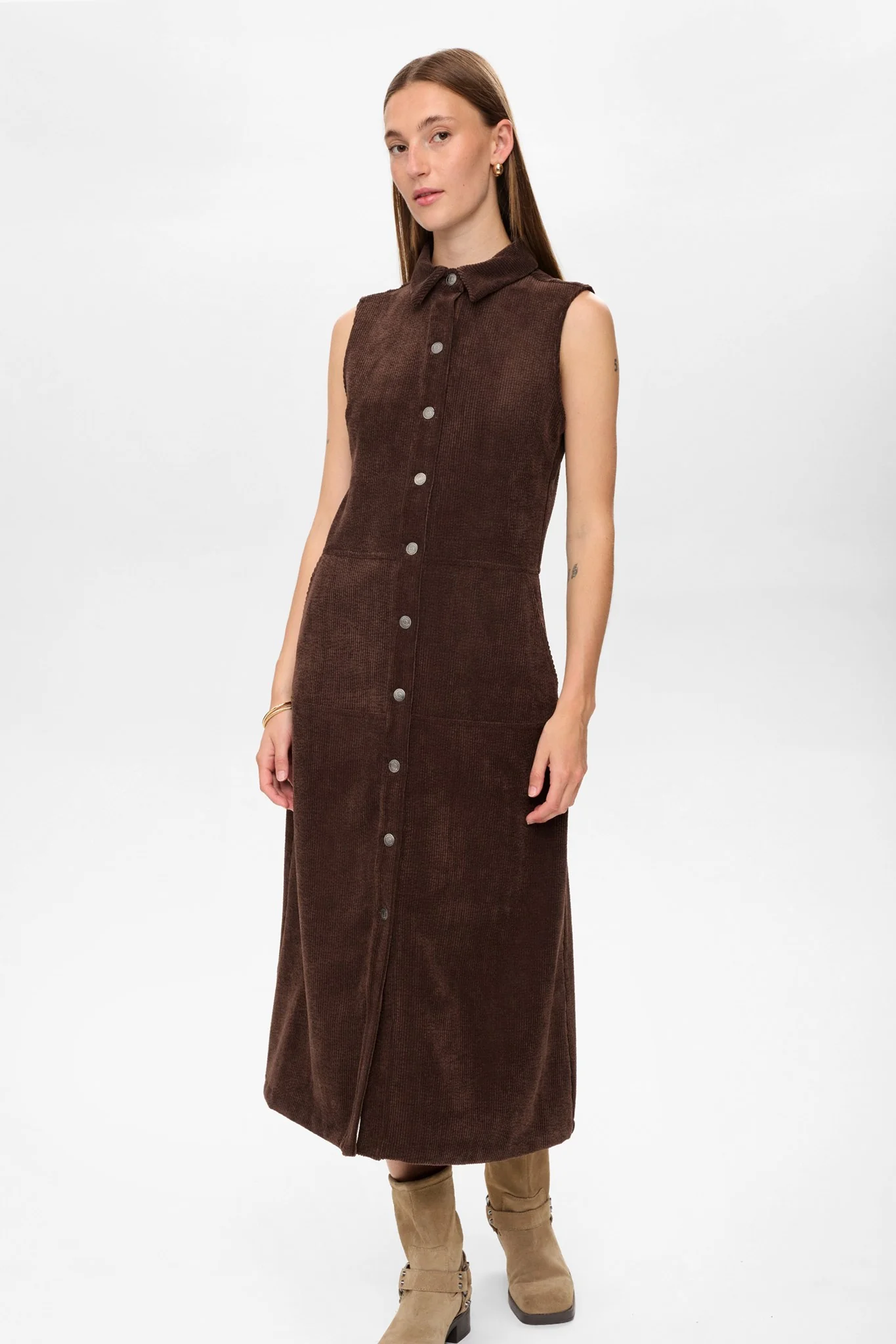 NUTHEA DRESS - Black Coffee