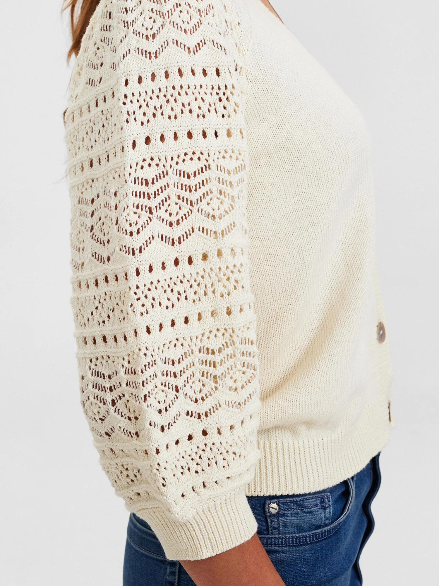 NUTIA CARDIGAN  - Birch - Image 5