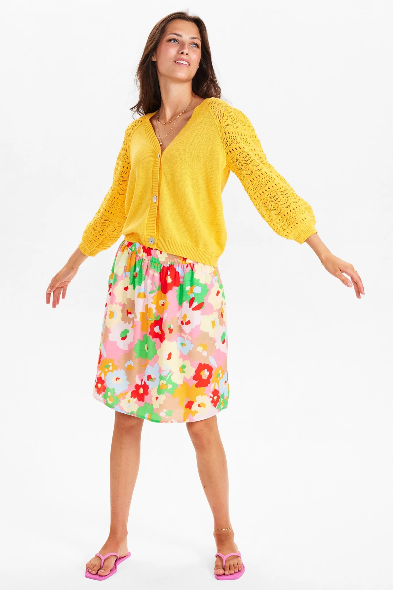 NUTIA CARDIGAN  - Zinnia - Image 3