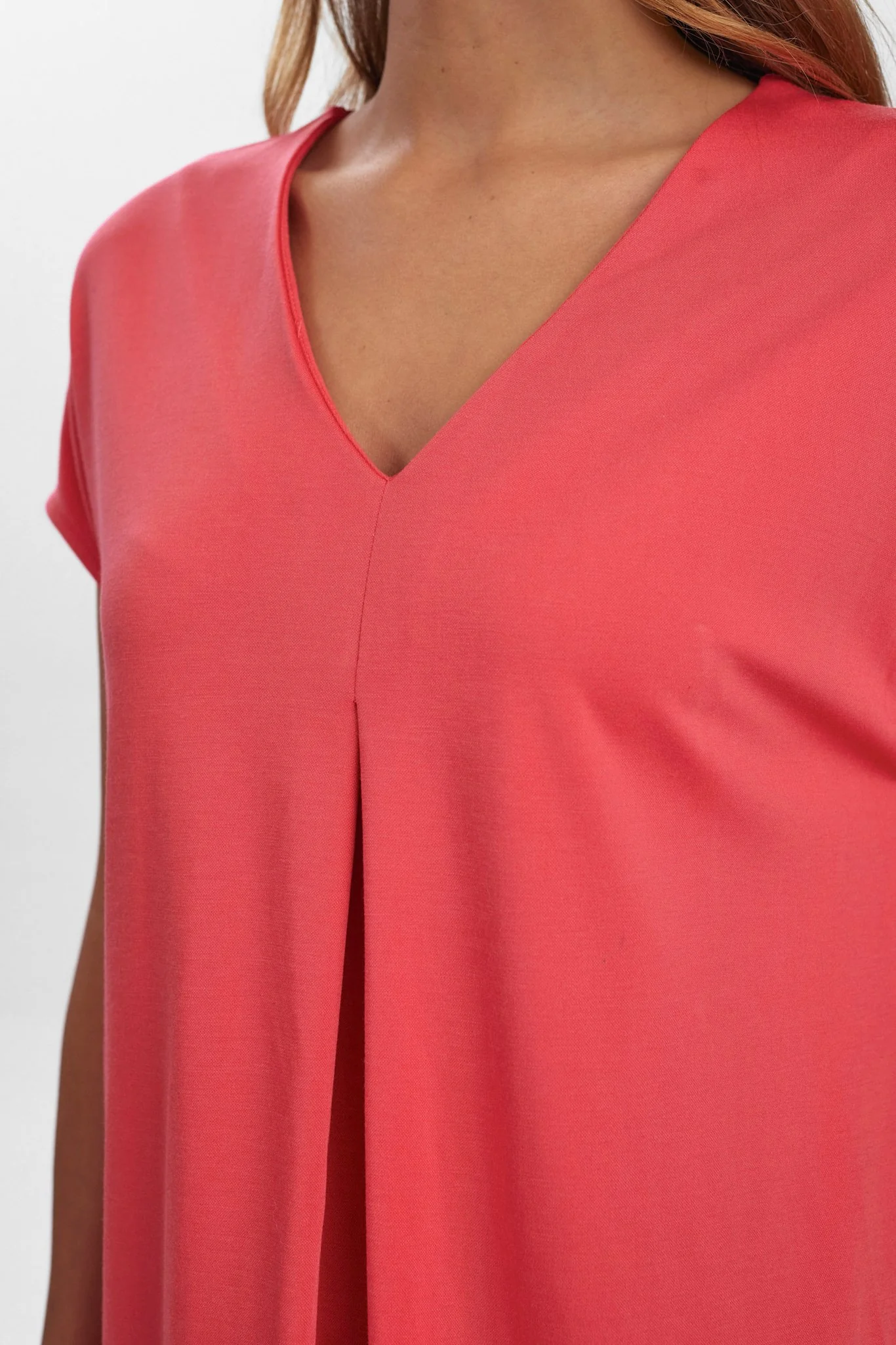NUTILIA SS BLOUSE - Geranium - Image 4