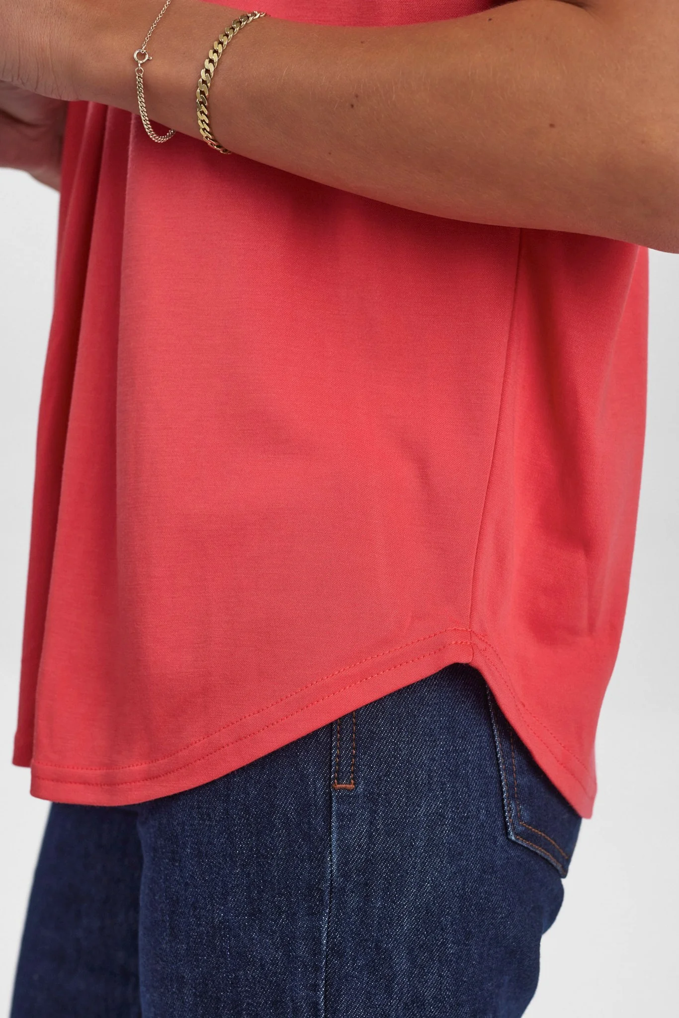 NUTILIA SS BLOUSE - Geranium - Image 5