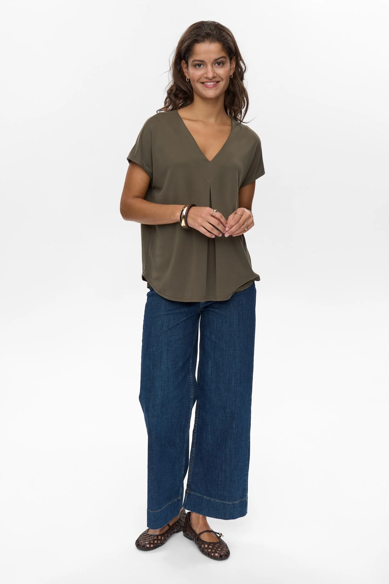 NUTILIA SS BLOUSE - Grape leaf - Image 3