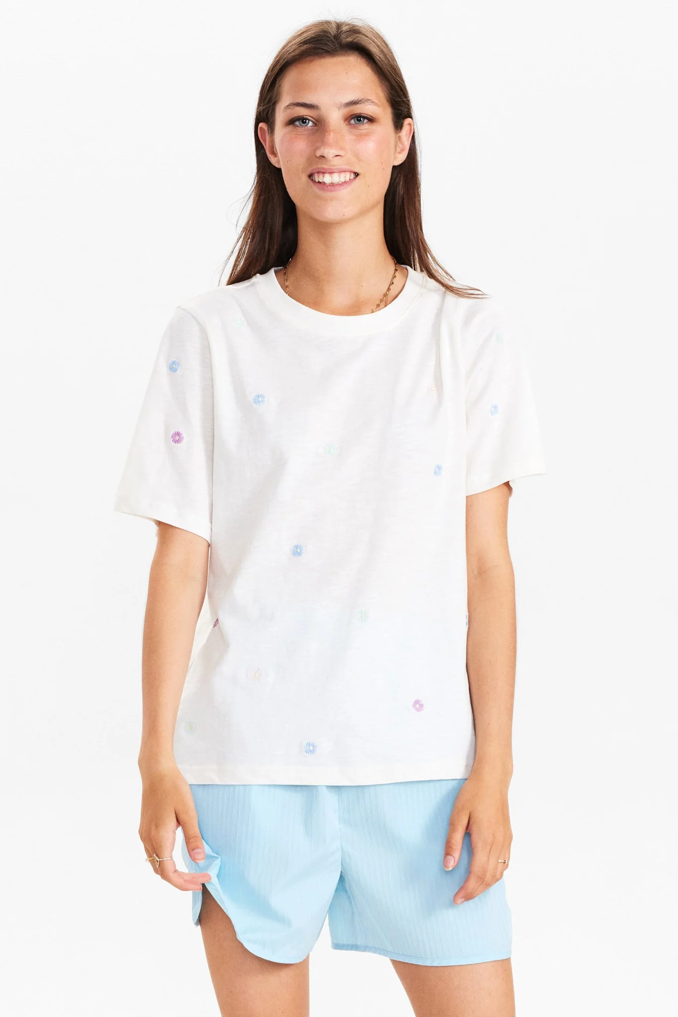 NUTORA TEE - GOTS - Cloud Dancer