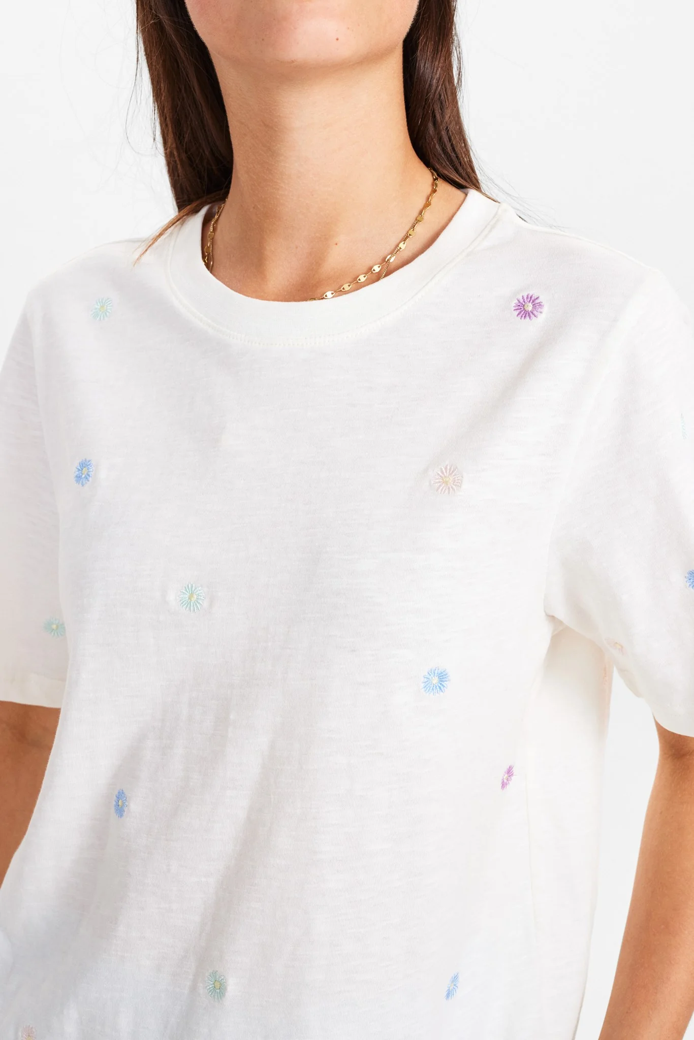 NUTORA TEE - GOTS - Cloud Dancer - Image 4