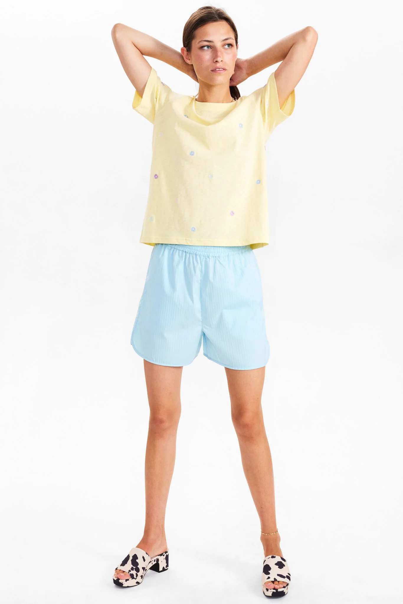 NUTORA TEE - GOTS - Double Cream - Image 3