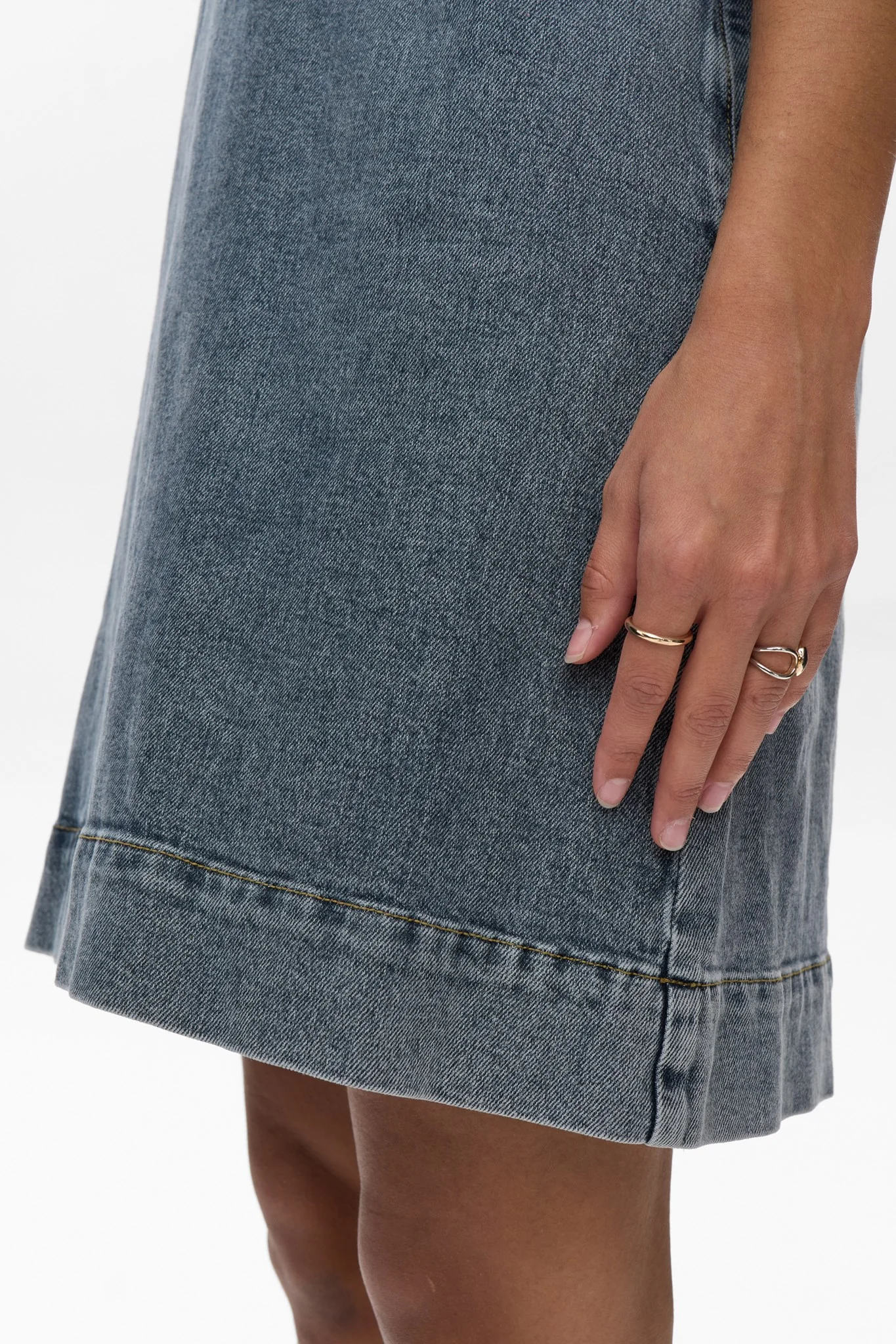 NUTORONTO DRESS - Med. Blue Washed Denim - Image 5