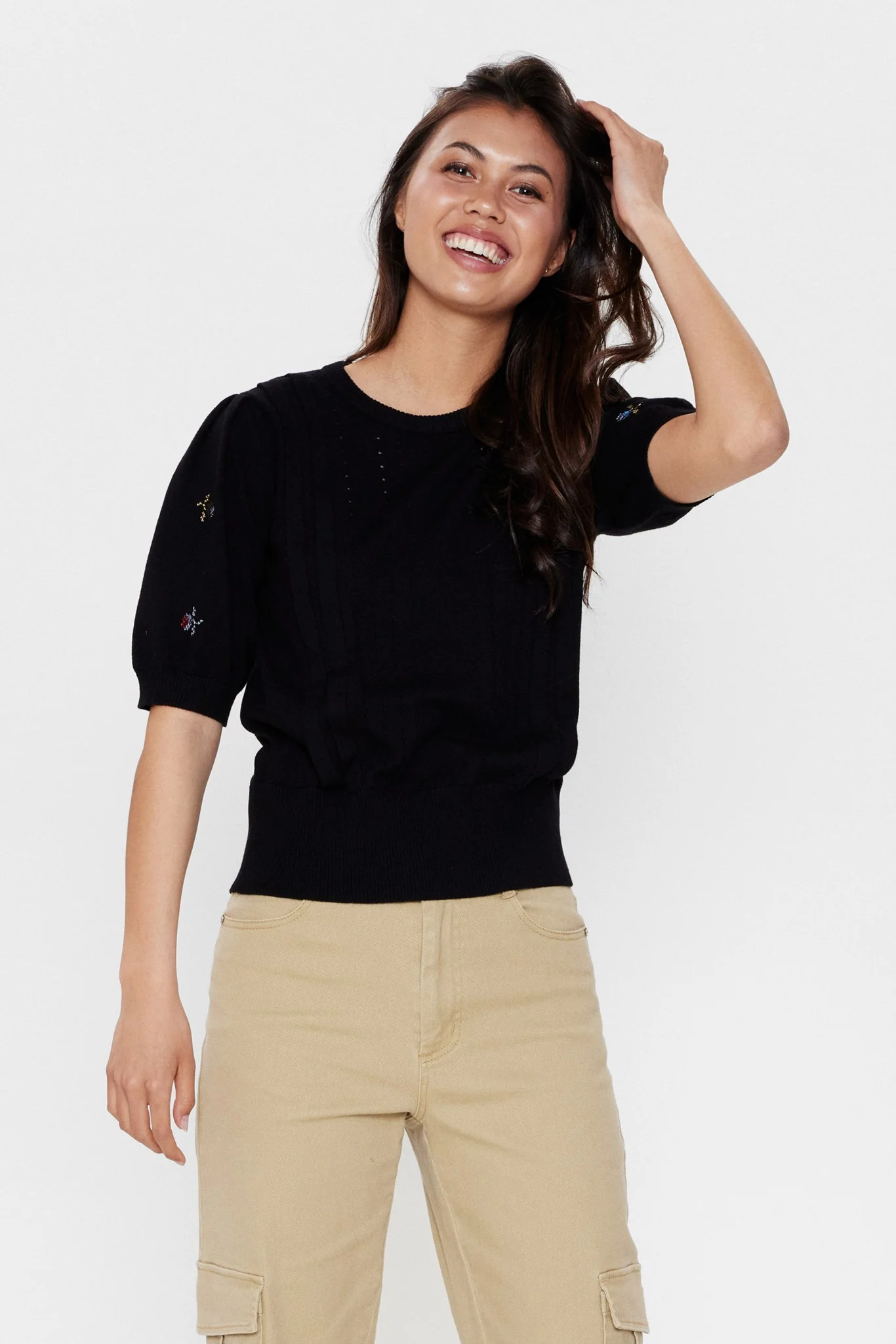 NUTRILLE SS PULLOVER - Caviar