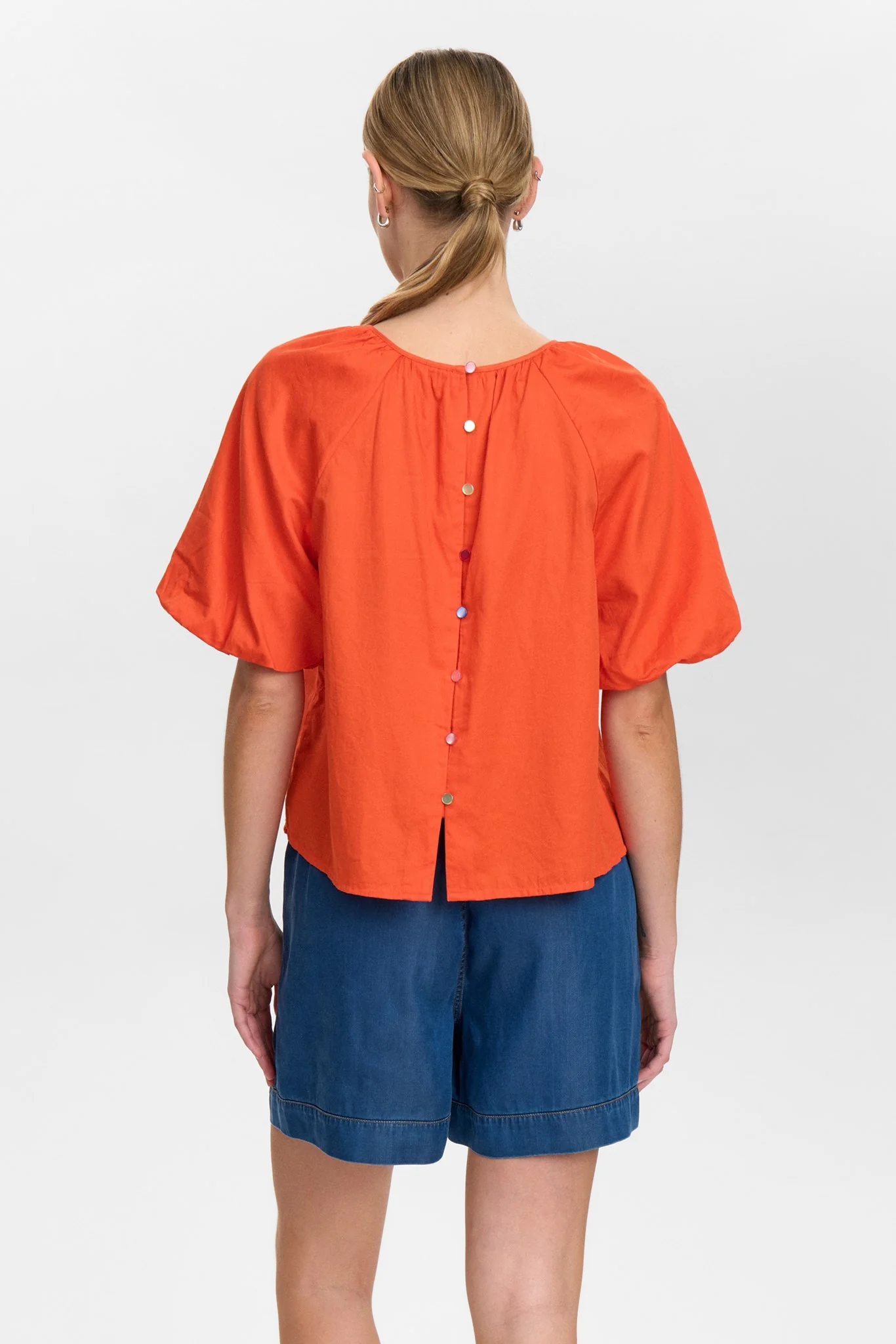NUTRINE BLOUSE - Cherry Tomato - Image 2