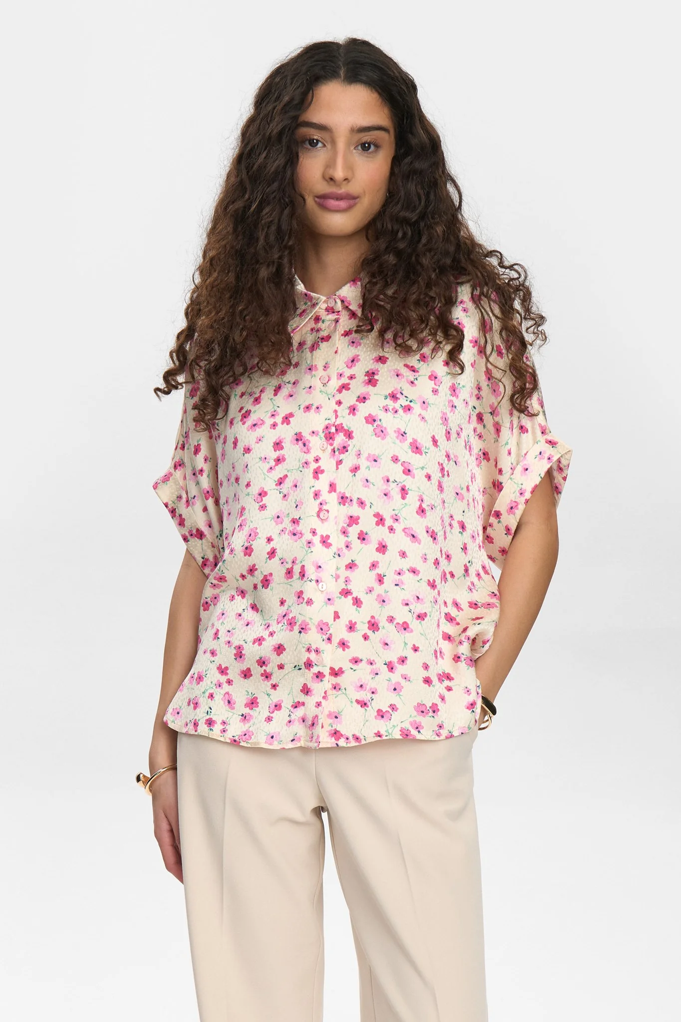 NUTWINKLE SS SHIRT - Ecru