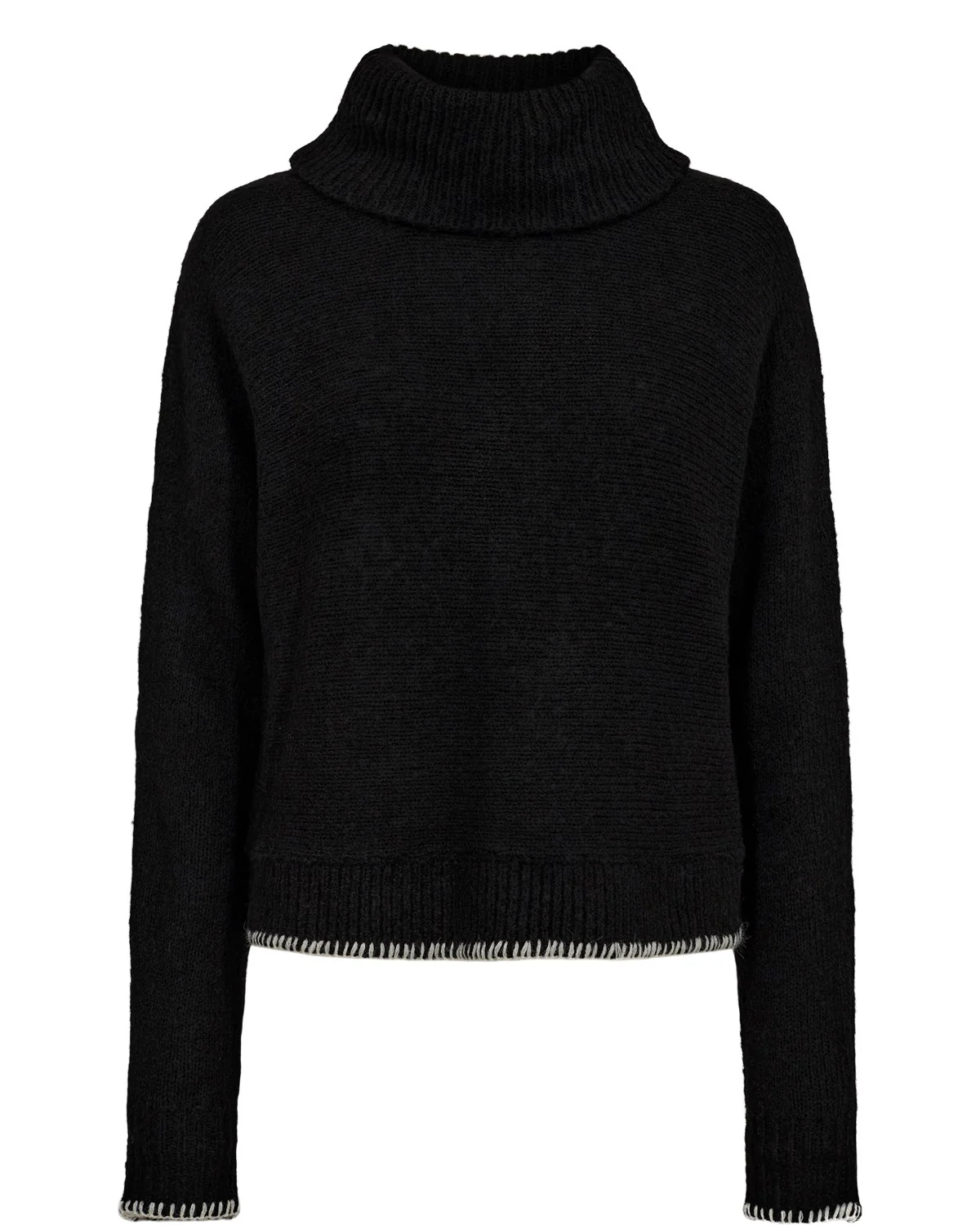 NUUMA SOLID PULLOVER - Caviar