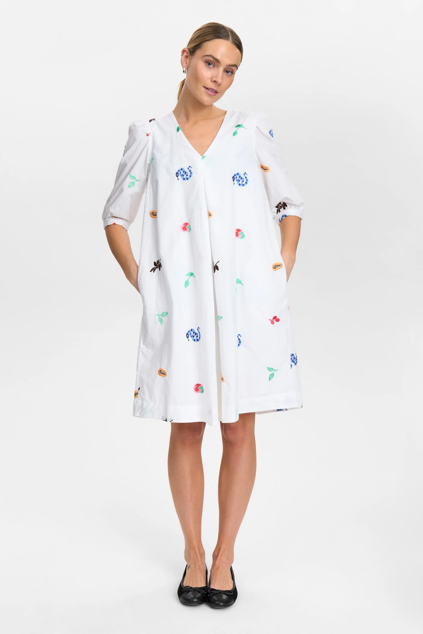 NUVALENTINE DRESS - Bright White - Image 3
