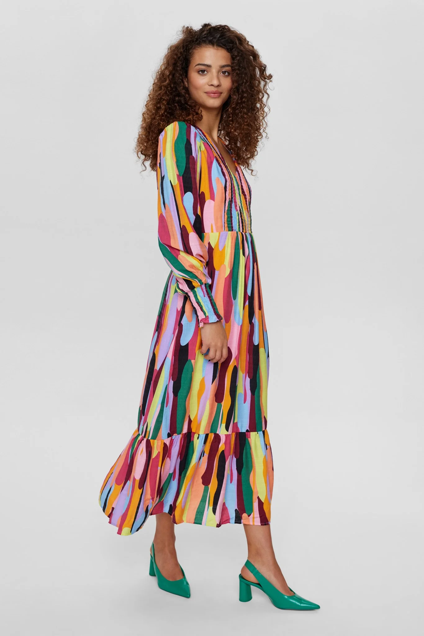 NUVANA LONG DRESS - Powder Blue - Image 6