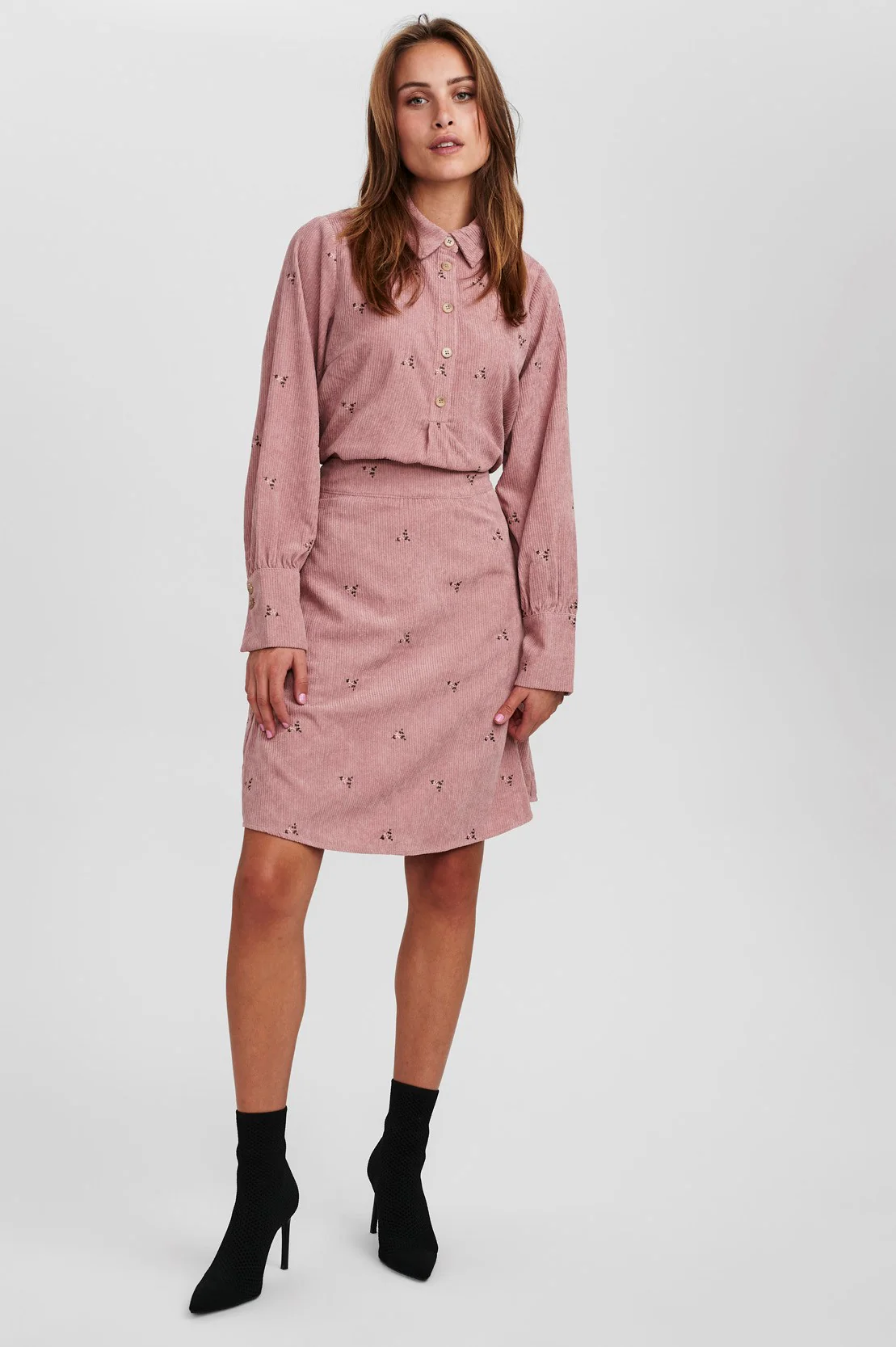NUVELVET SHIRT - Ash Rose - Image 3