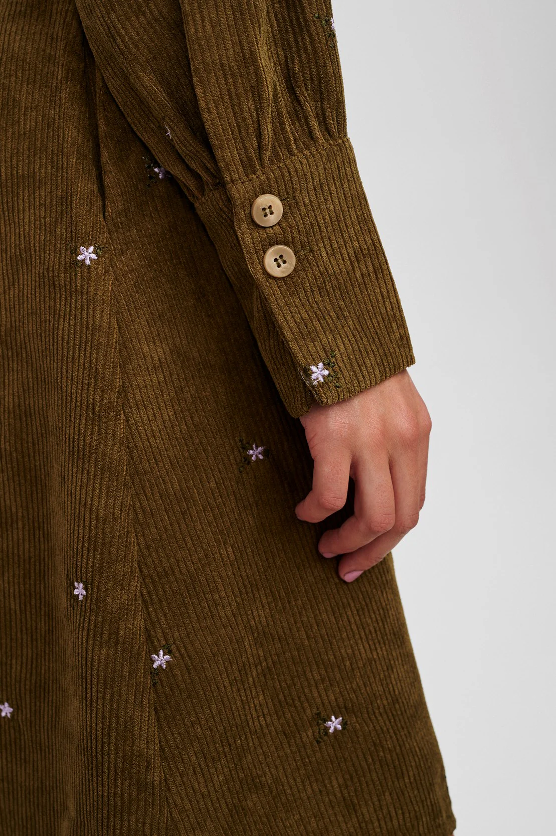 NUVELVET SHIRT - Grape leaf - Image 5