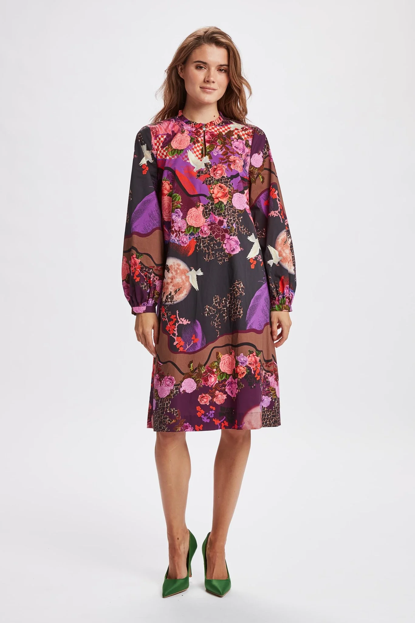 NUVICKI DRESS - Vibrant Orchid - Image 3