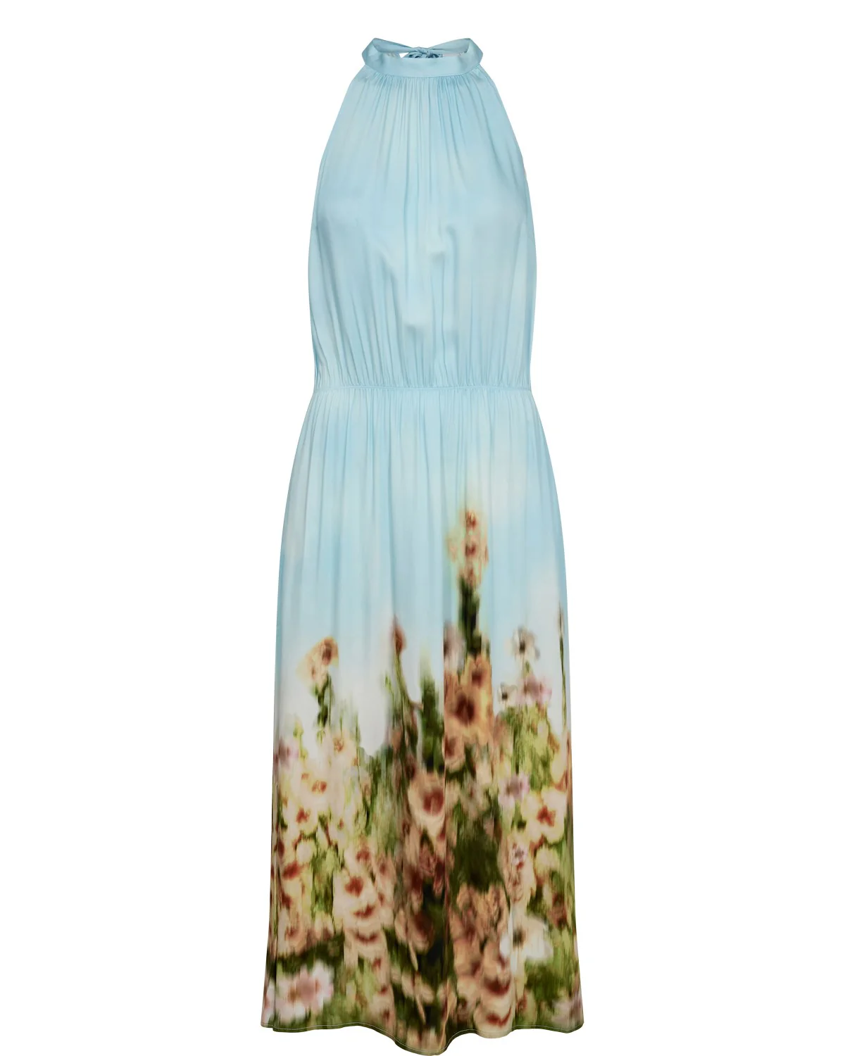 NUVIKKA HALTERNECK DRESS - Baltic Sea - Image 6