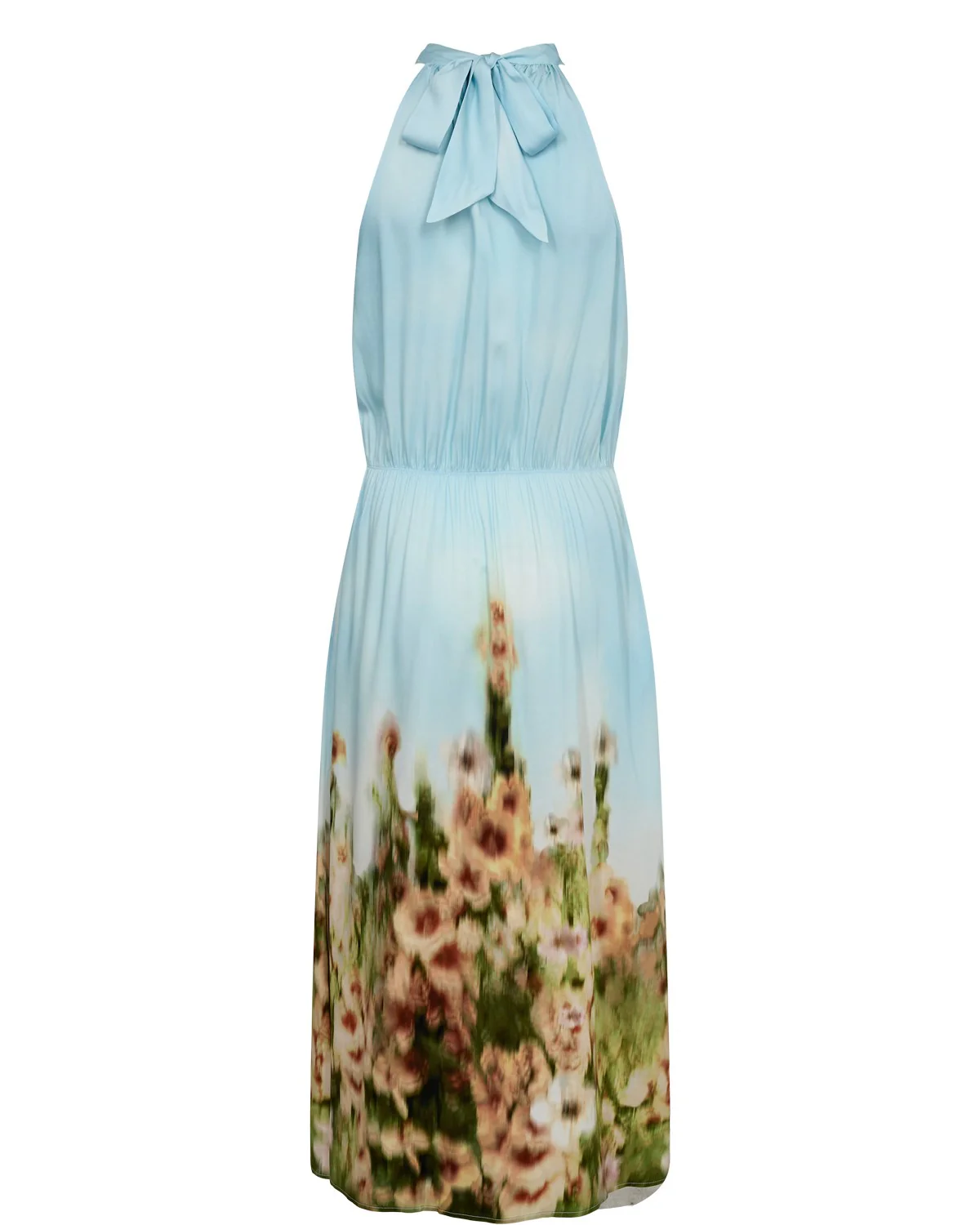 NUVIKKA HALTERNECK DRESS - Baltic Sea - Image 7