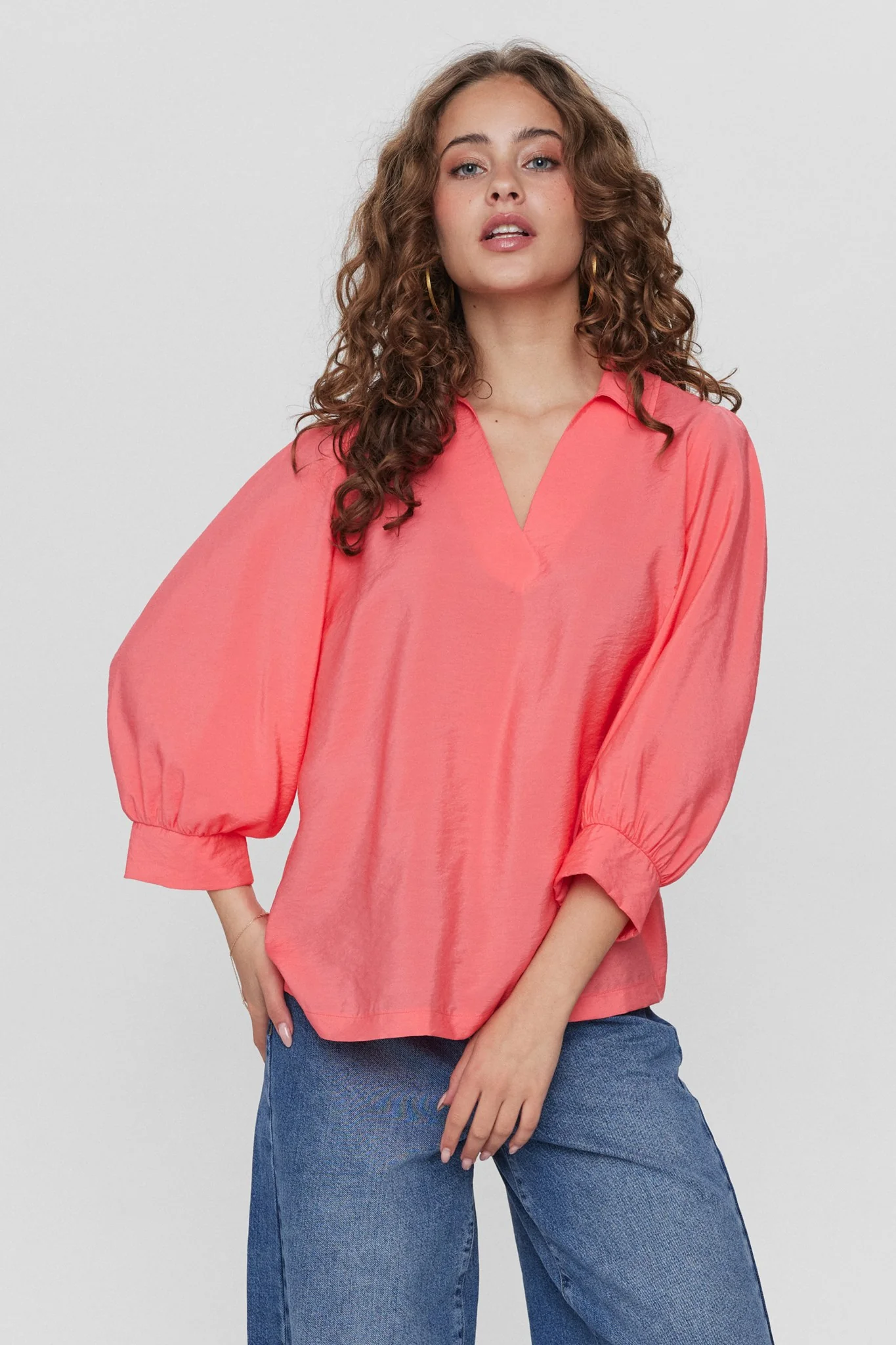 NUVILJA SHIRT  - Calypso Coral