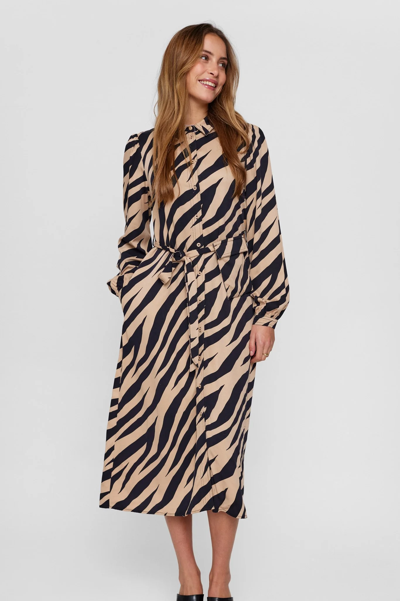 NUVILLE SHIRT DRESS - Sesame