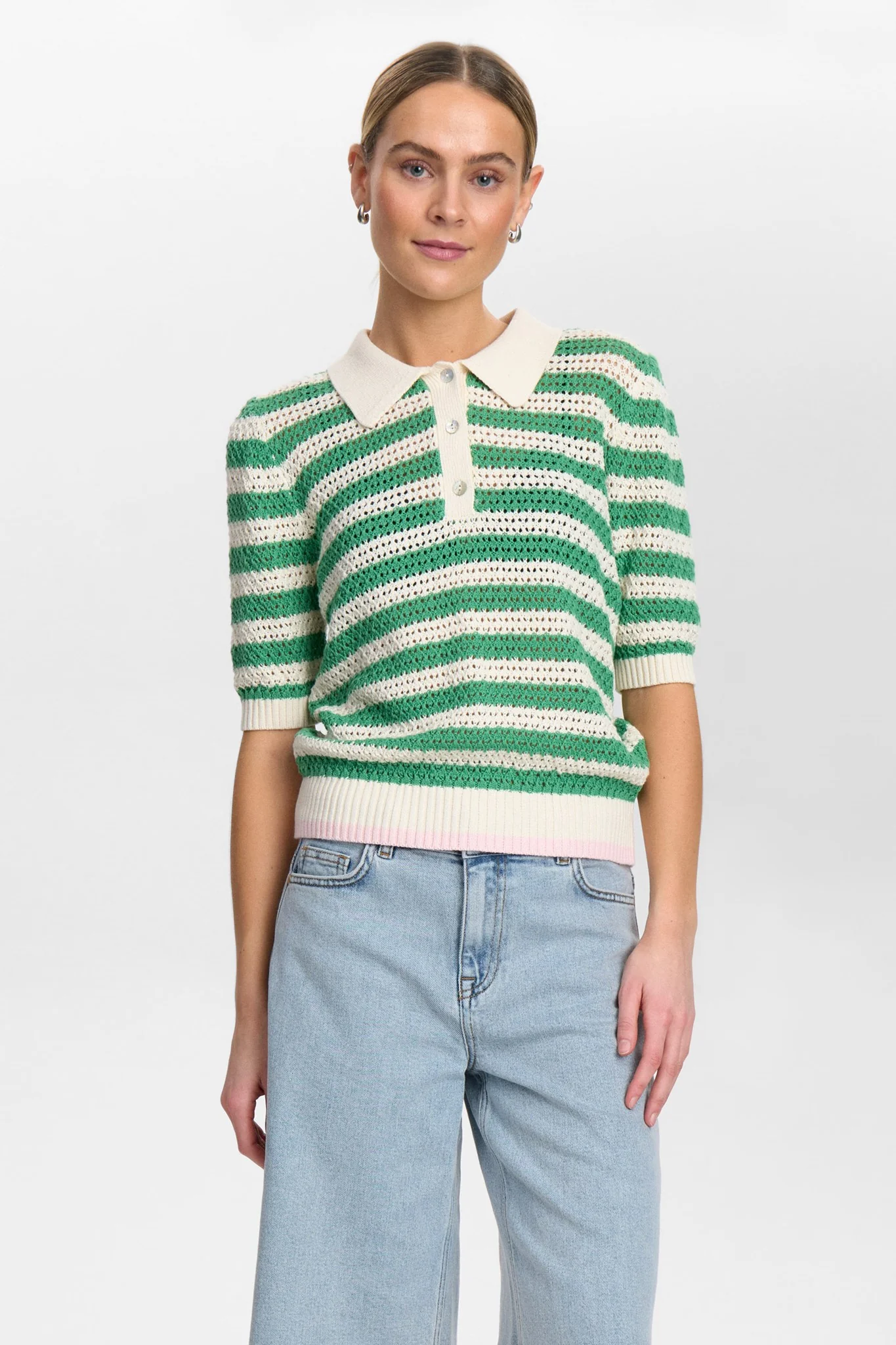 NUVILLIA SS PULLOVER  - Green Spruce