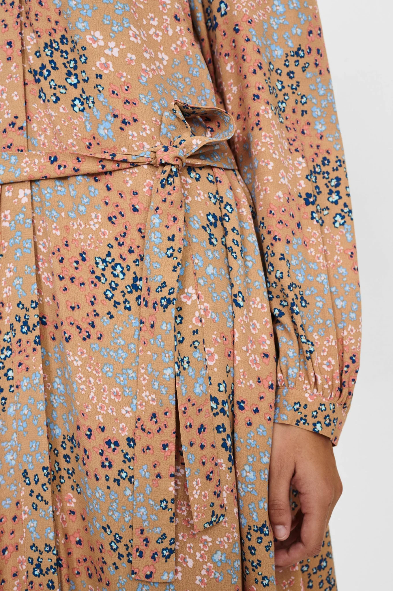 NUVILLIE SHIRT DRESS - Ginger Root - Image 5