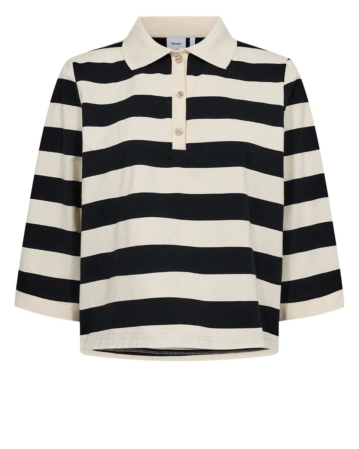 NUVINDY POLO PULLOVER - Caviar