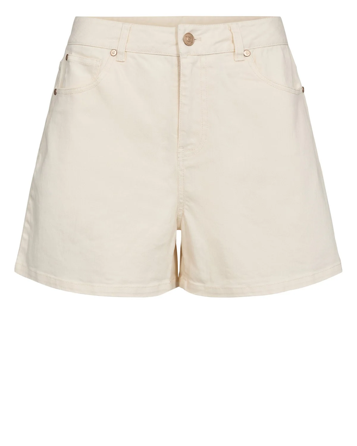 NUVIRGINIA DENIM SHORTS - Ecru denim