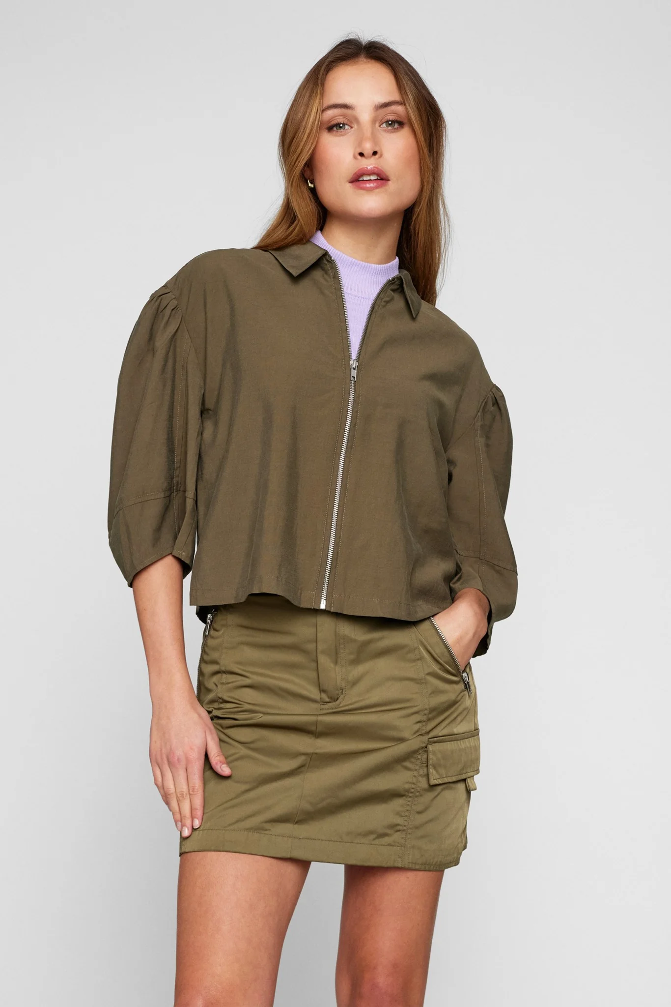 NUWALERIA OVERSHIRT - Ivy Green