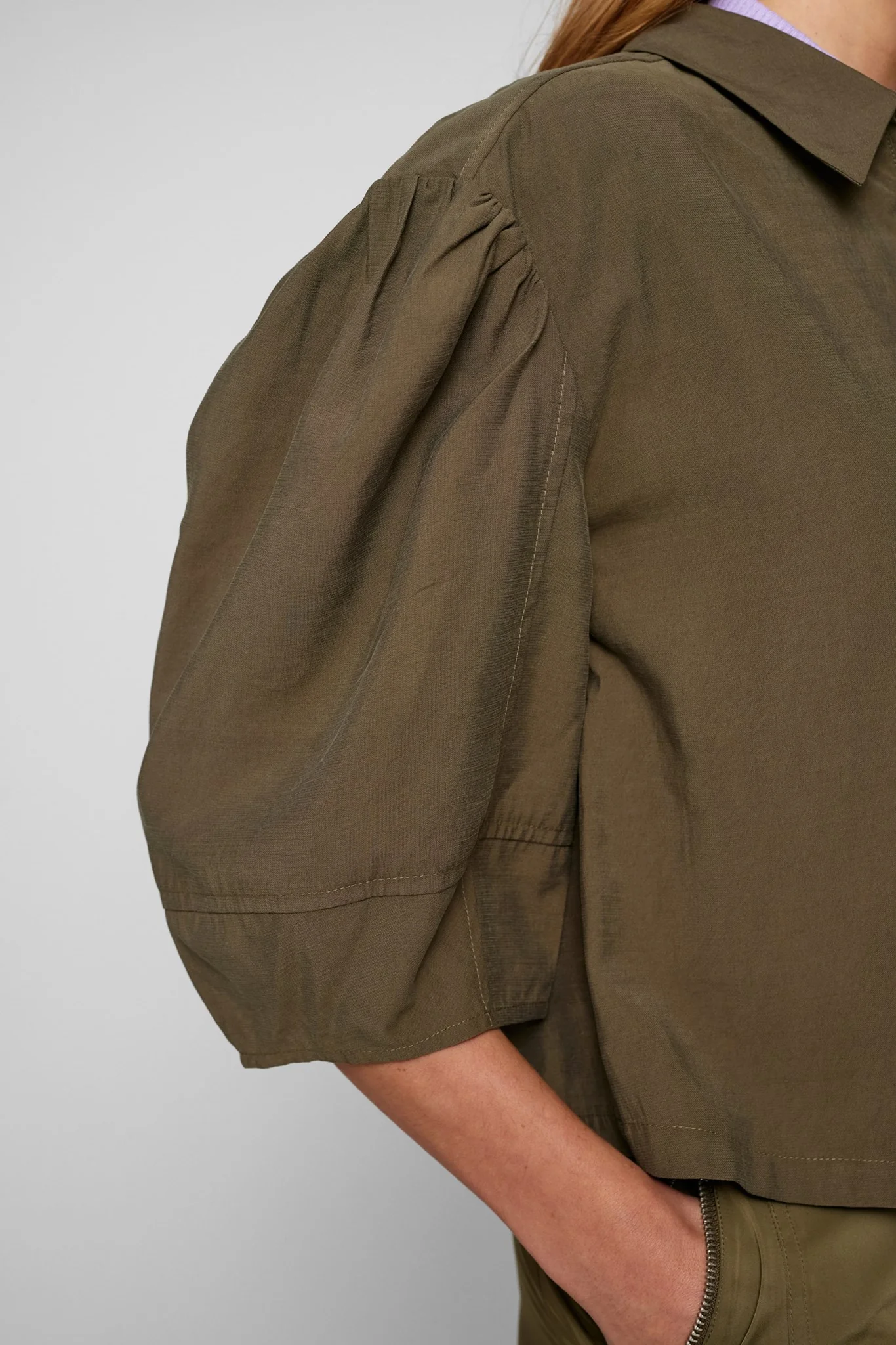 NUWALERIA OVERSHIRT - Ivy Green - Image 5