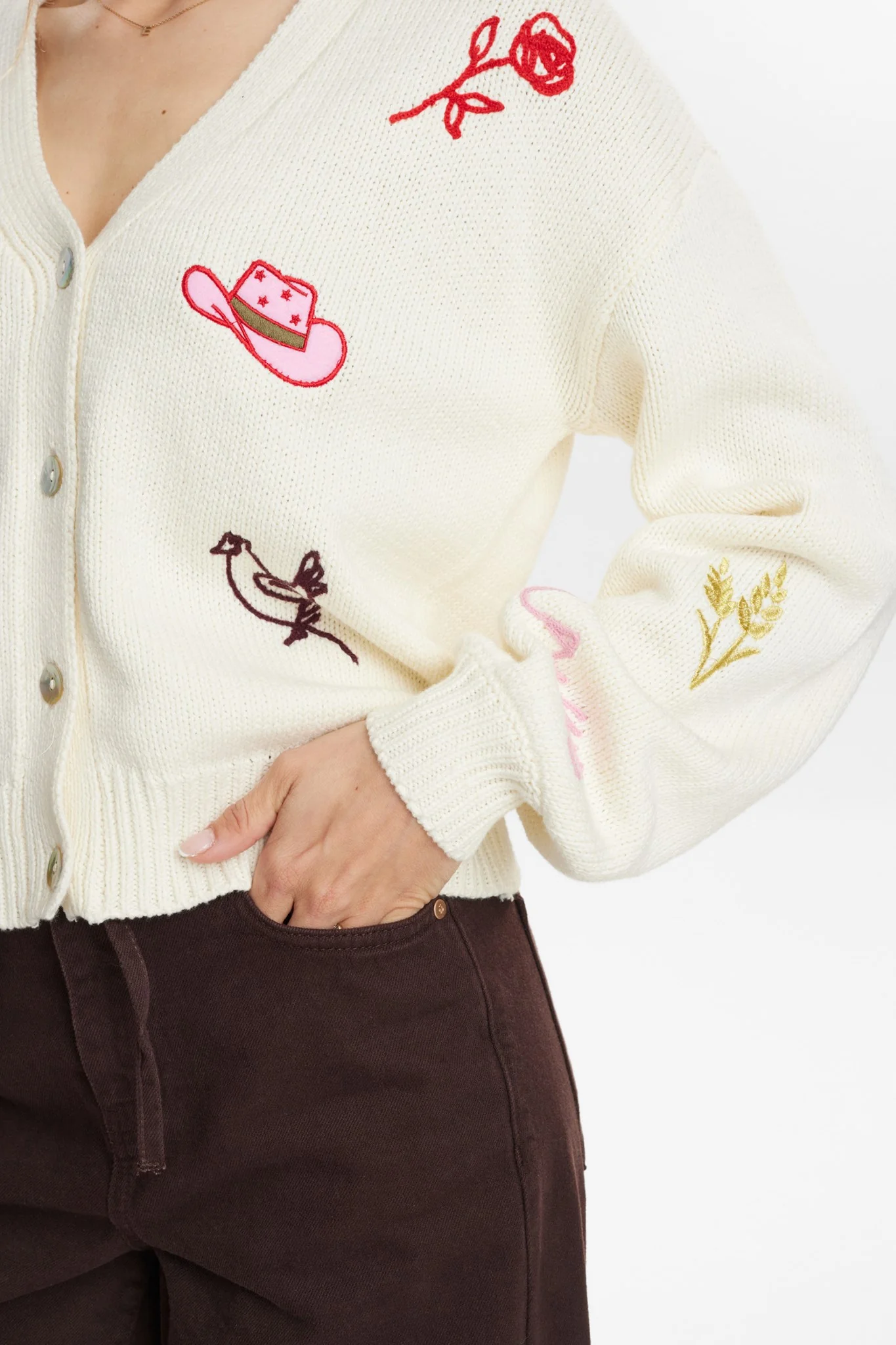 NUWALLY CARDIGAN - Pristine - Image 5