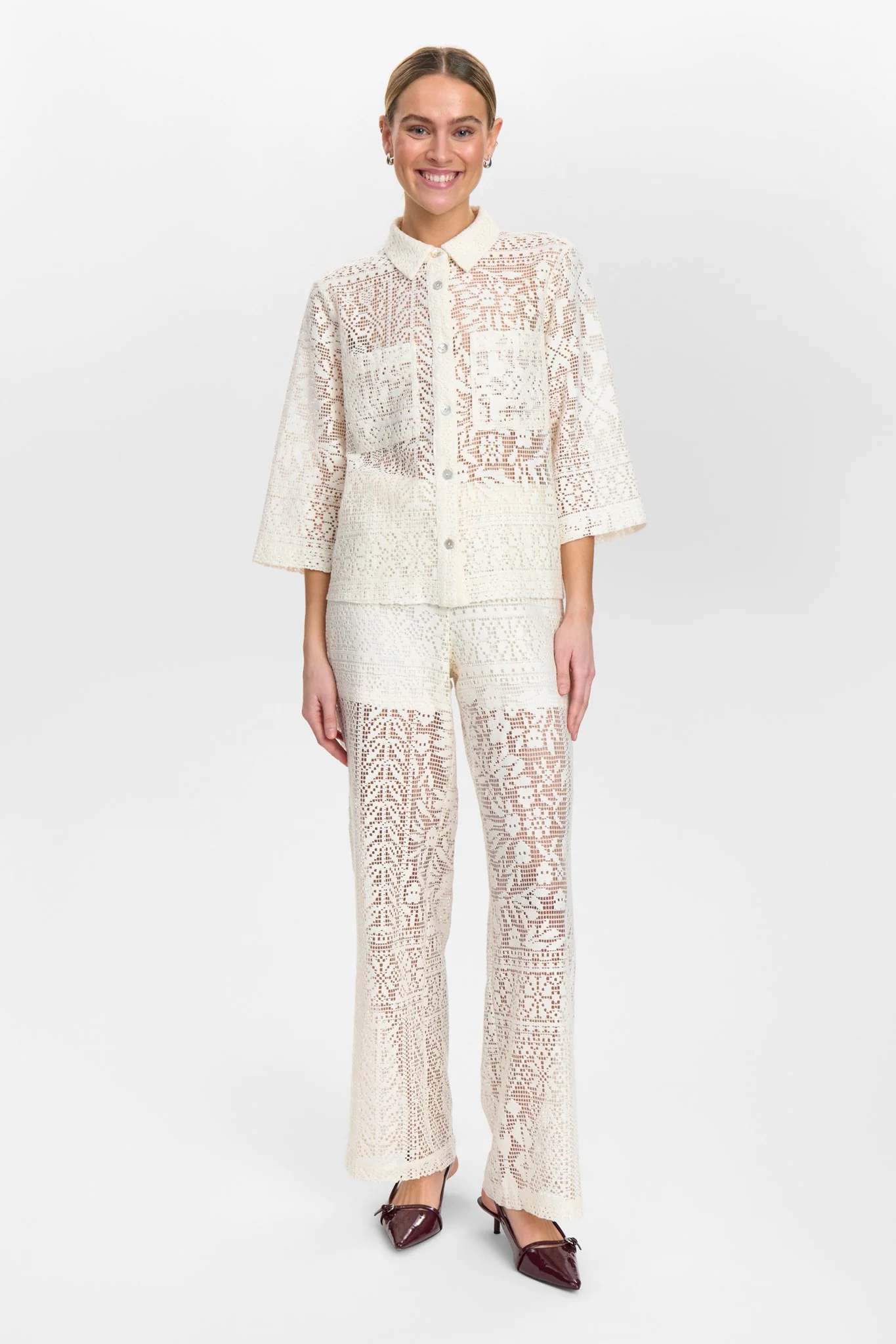 NUWICKI SHIRT - Cloud Dancer - Image 3