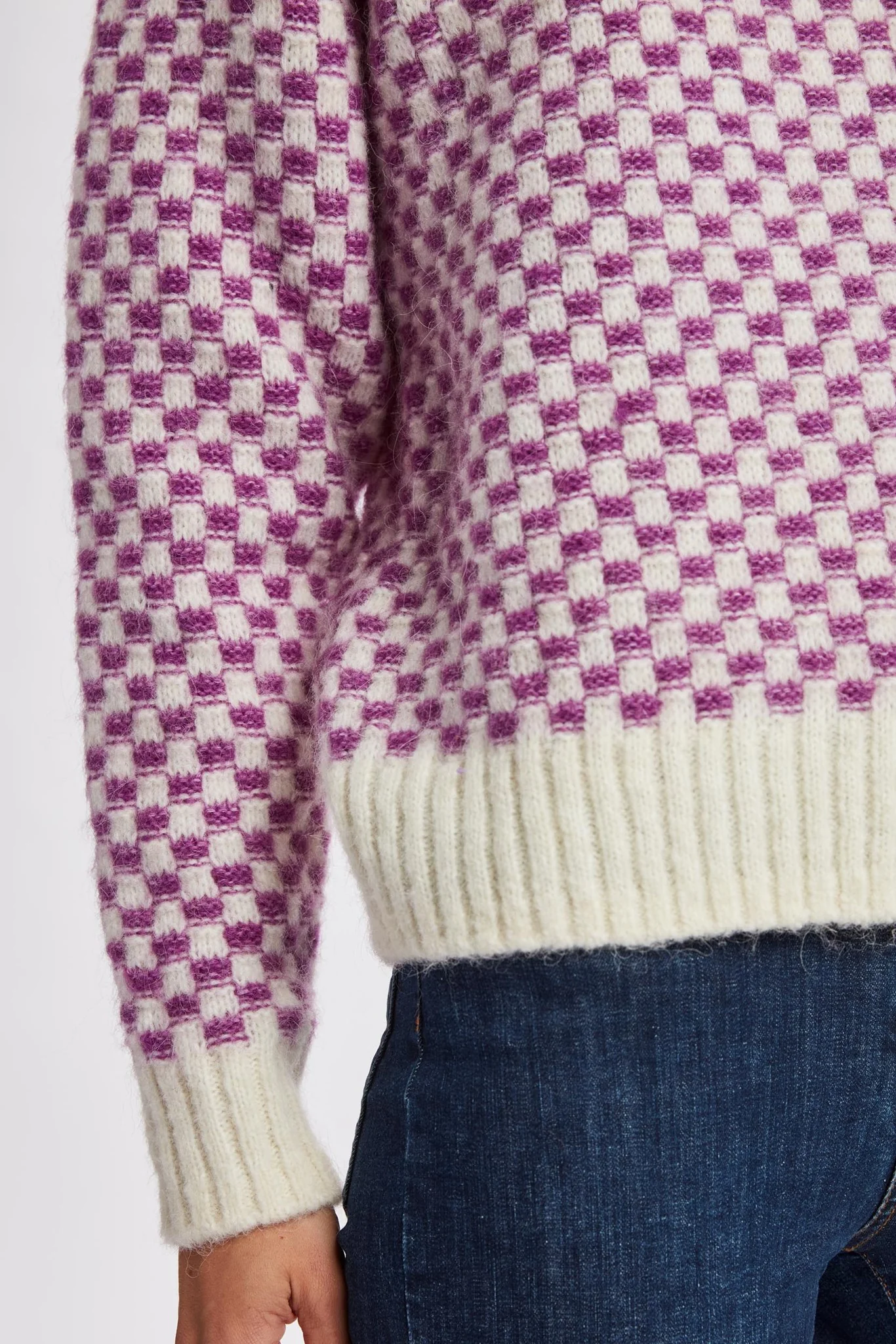 NUWILLIS CROPPED PULLOVER - Birch - Image 5